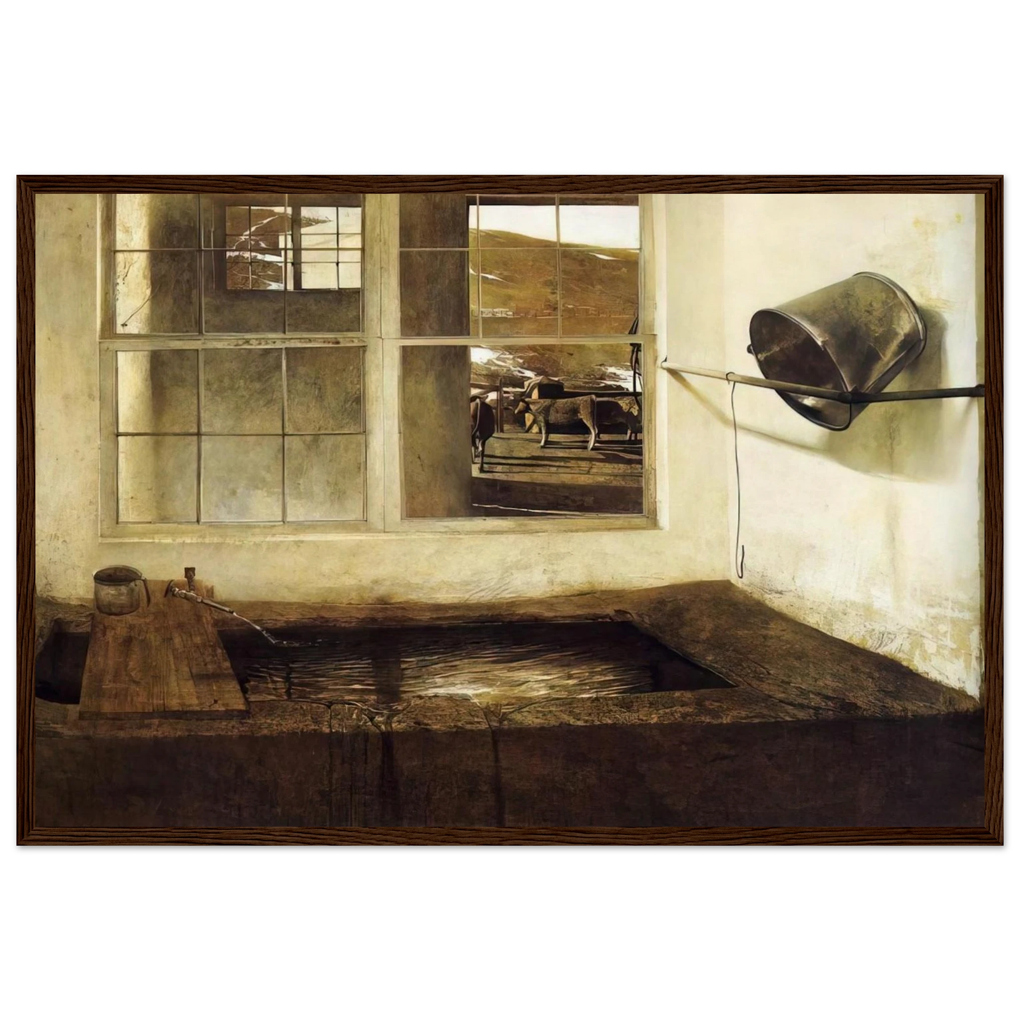 SPRING FED Framed Poster | Andrew Wyeth Framed Prints Wall Art | Andrew Wyeth Prints