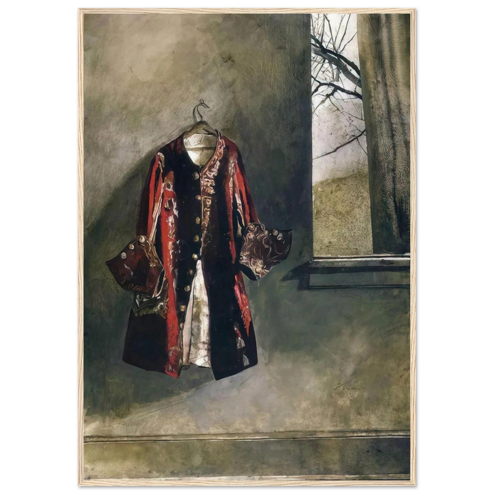 CURTAIN CALL Framed Poster | Andrew Wyeth Framed Prints Wall Art | Andrew Wyeth Prints