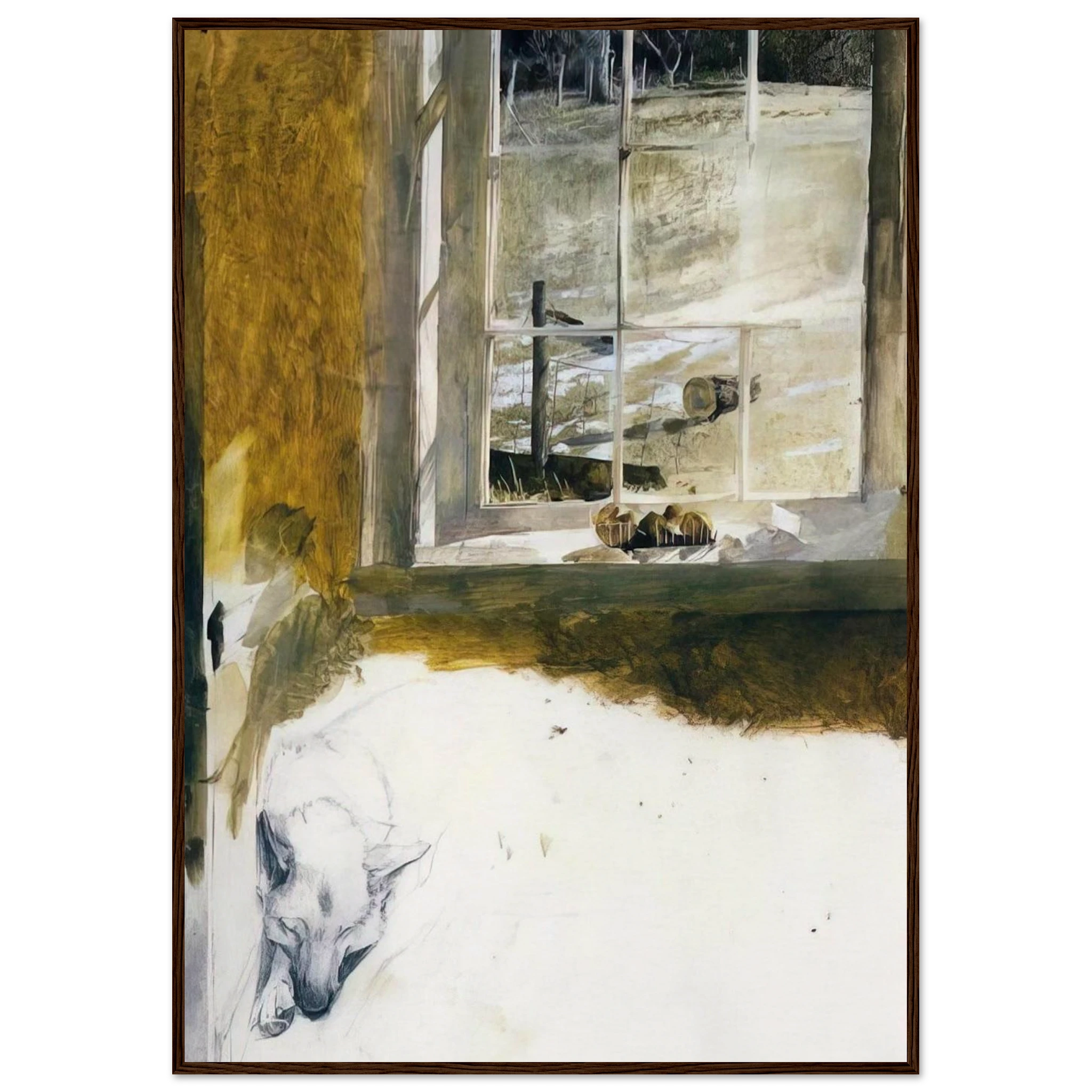 GROUNDHOG DAY 3 Framed Poster | Andrew Wyeth Framed Prints Wall Art | Andrew Wyeth Prints