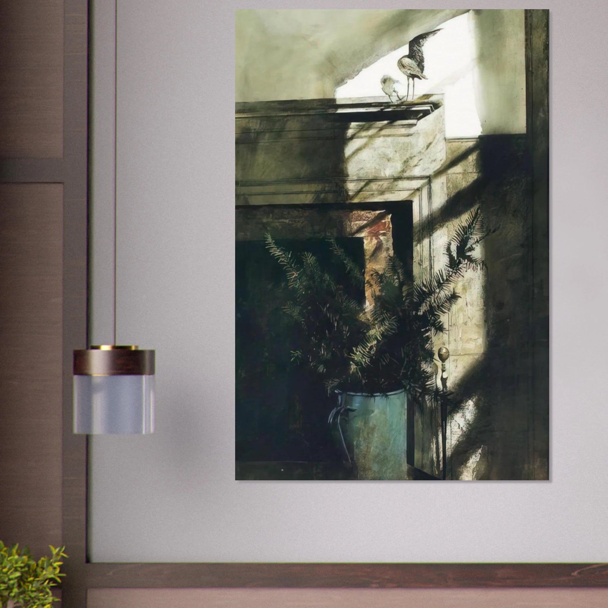 BIRD IN THE HOUSE Poster | Andrew Wyeth Poster | Andrew Wyeth Prints