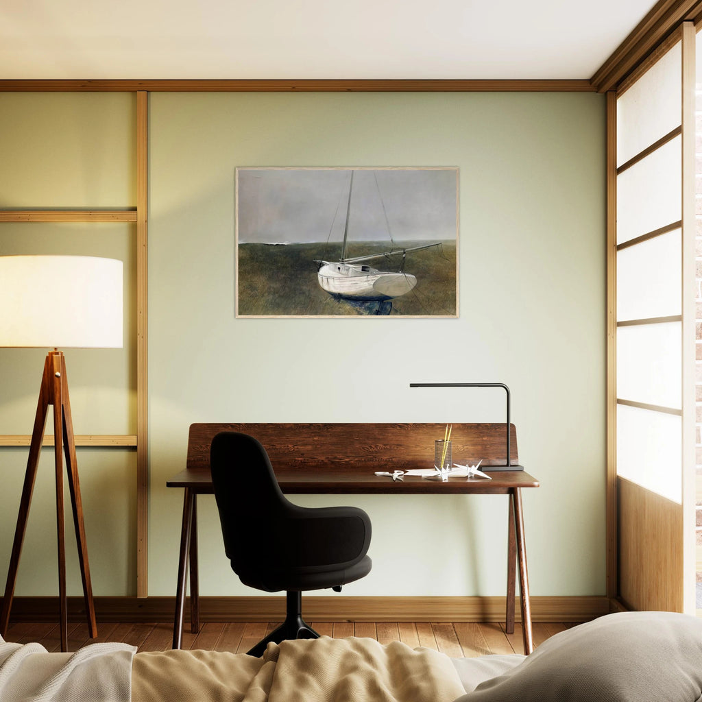 BELOW DOVER 1950 Framed Poster | Andrew Wyeth Framed Prints Wall Art | Andrew Wyeth Prints