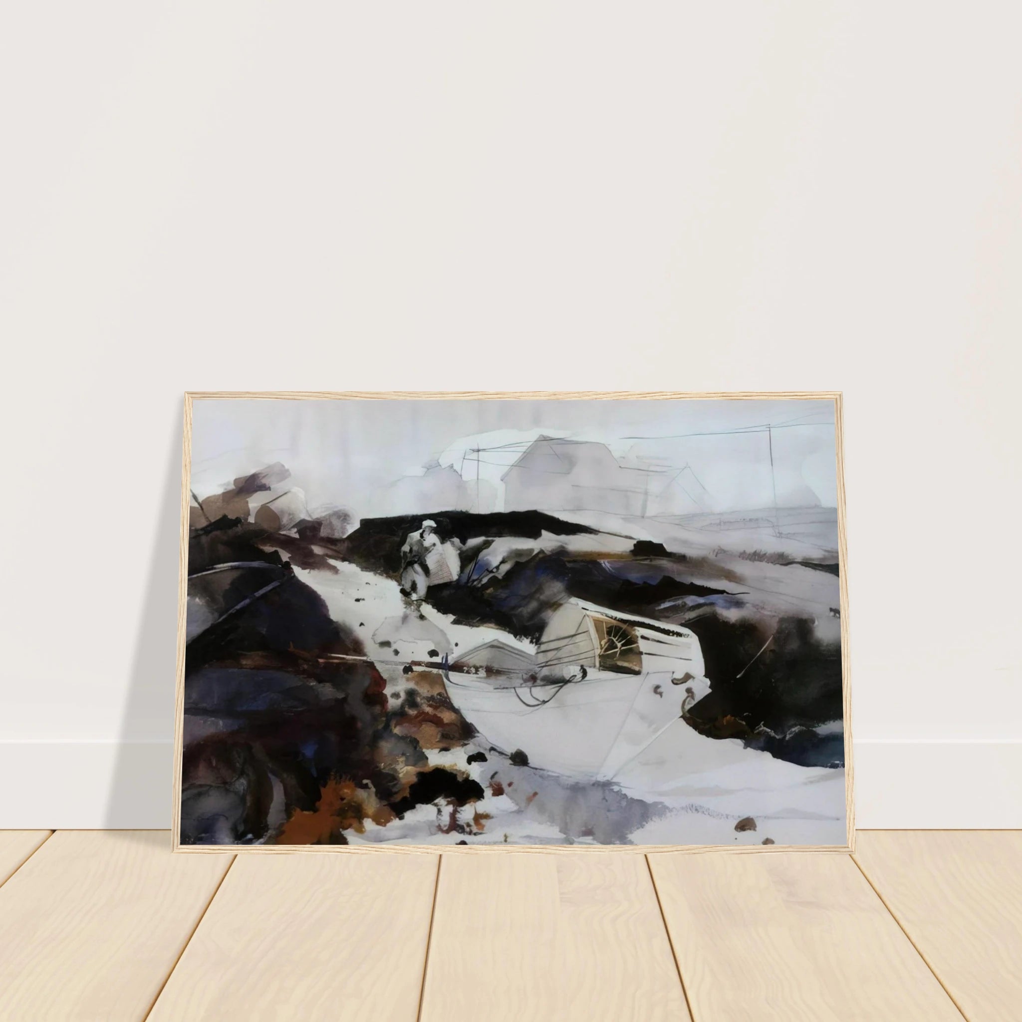 THE WHITE DORY 1941 Framed Poster | Andrew Wyeth Framed Prints Wall Art | Andrew Wyeth Prints