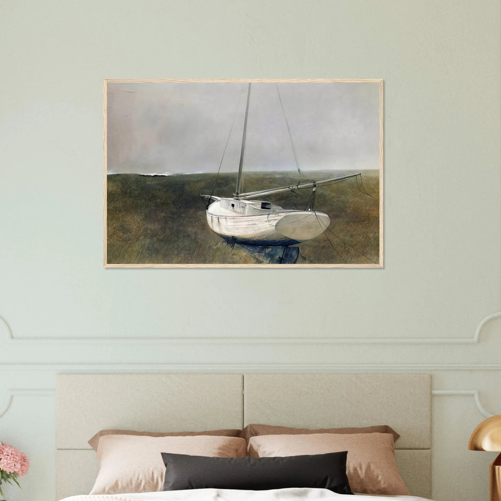 BELOW DOVER 1950 Framed Poster | Andrew Wyeth Framed Prints Wall Art | Andrew Wyeth Prints
