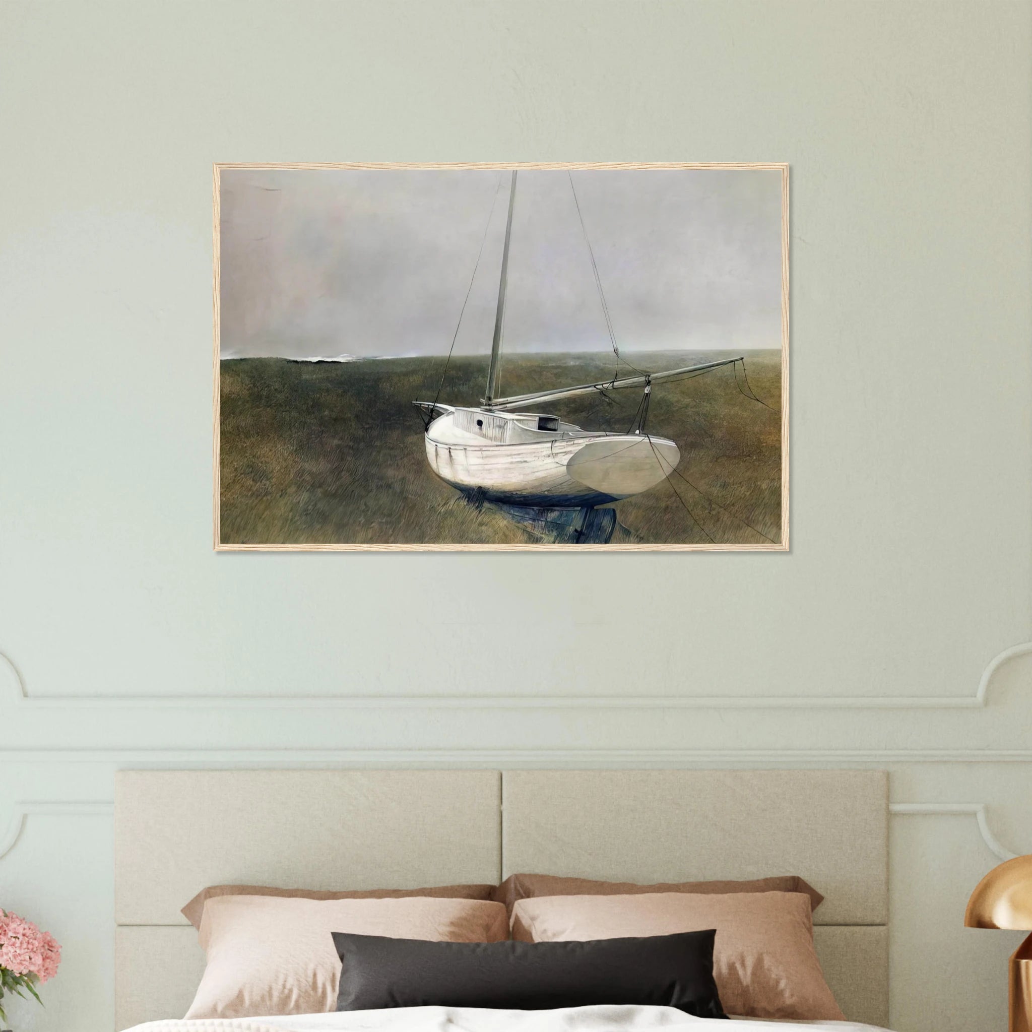 BELOW DOVER 1950 Framed Poster | Andrew Wyeth Framed Prints Wall Art | Andrew Wyeth Prints