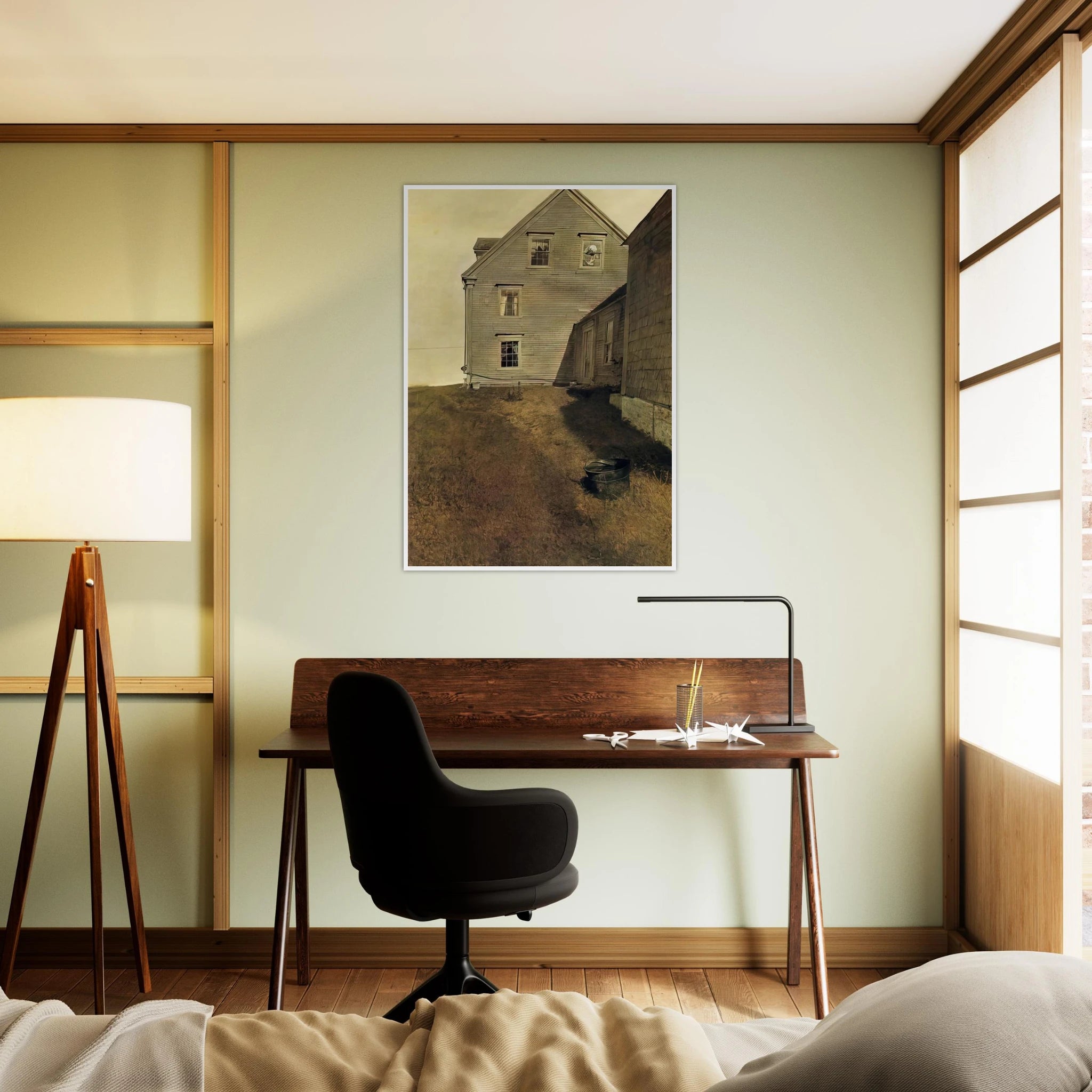 WEATHERSIDE Framed Poster | Andrew Wyeth Framed Prints Wall Art | Andrew Wyeth Prints