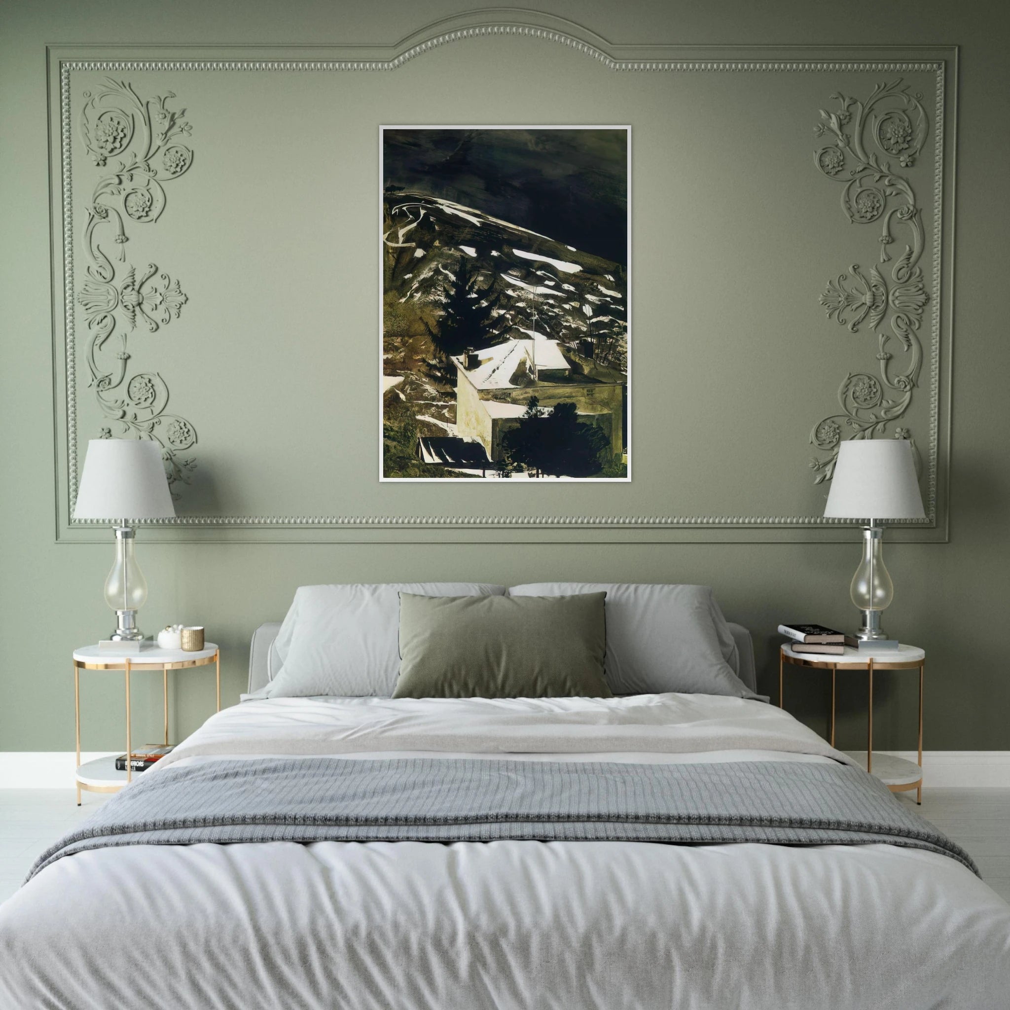 WOLF MOON 1975 Framed Poster | Andrew Wyeth Framed Prints Wall Art | Andrew Wyeth Prints