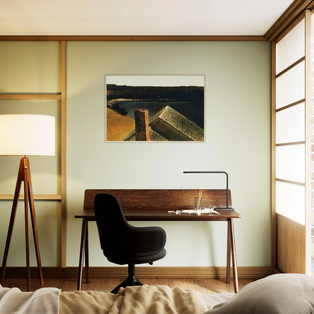 END OF OLSONS Framed Poster | Andrew Wyeth Framed Prints Wall Art | Andrew Wyeth Prints