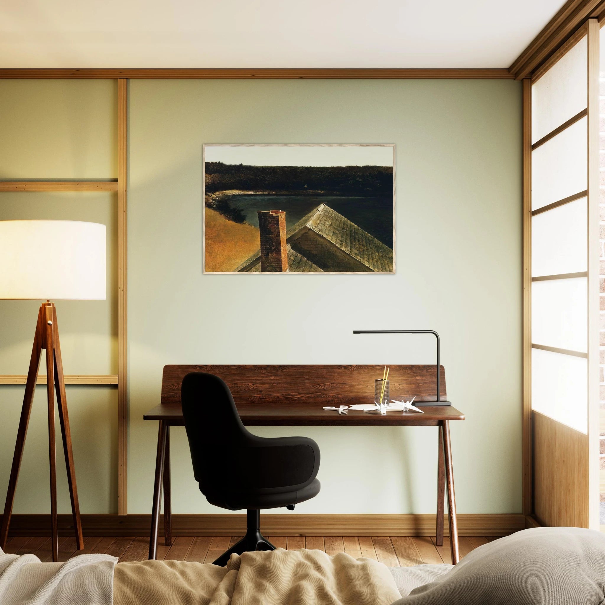 END OF OLSONS Framed Poster | Andrew Wyeth Framed Prints Wall Art | Andrew Wyeth Prints