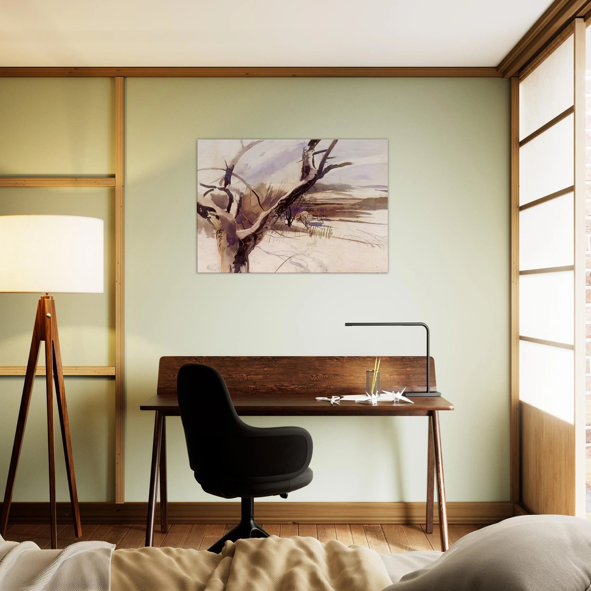 WINTER FARM SCENE Canvas | Andrew Wyeth Canvas | Andrew Wyeth Prints
