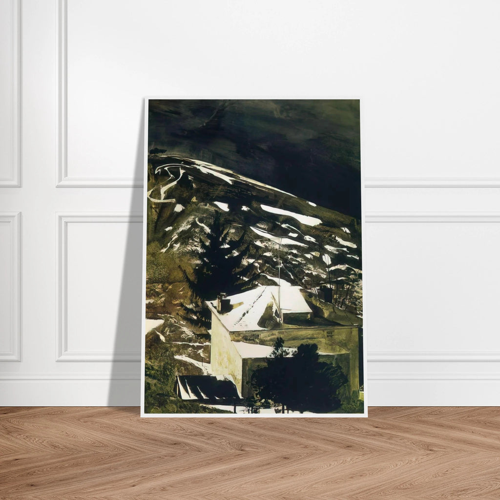 WOLF MOON 1975 Framed Poster | Andrew Wyeth Framed Prints Wall Art | Andrew Wyeth Prints