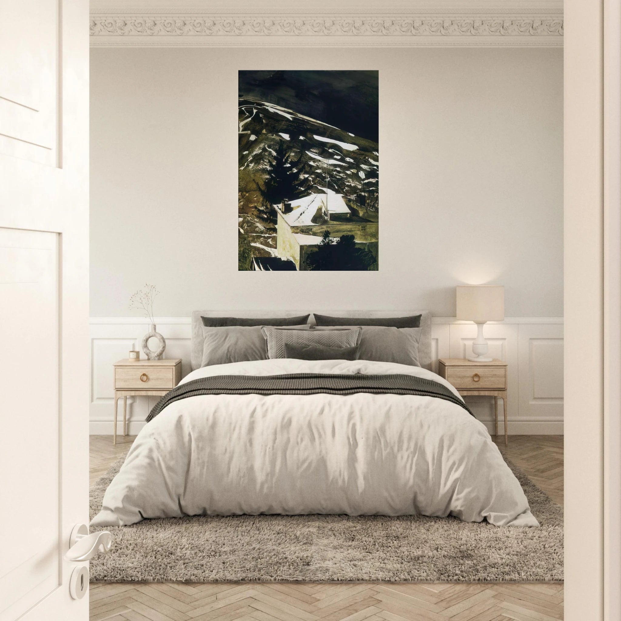 WOLF MOON 1975 Canvas | Andrew Wyeth Canvas | Andrew Wyeth Prints
