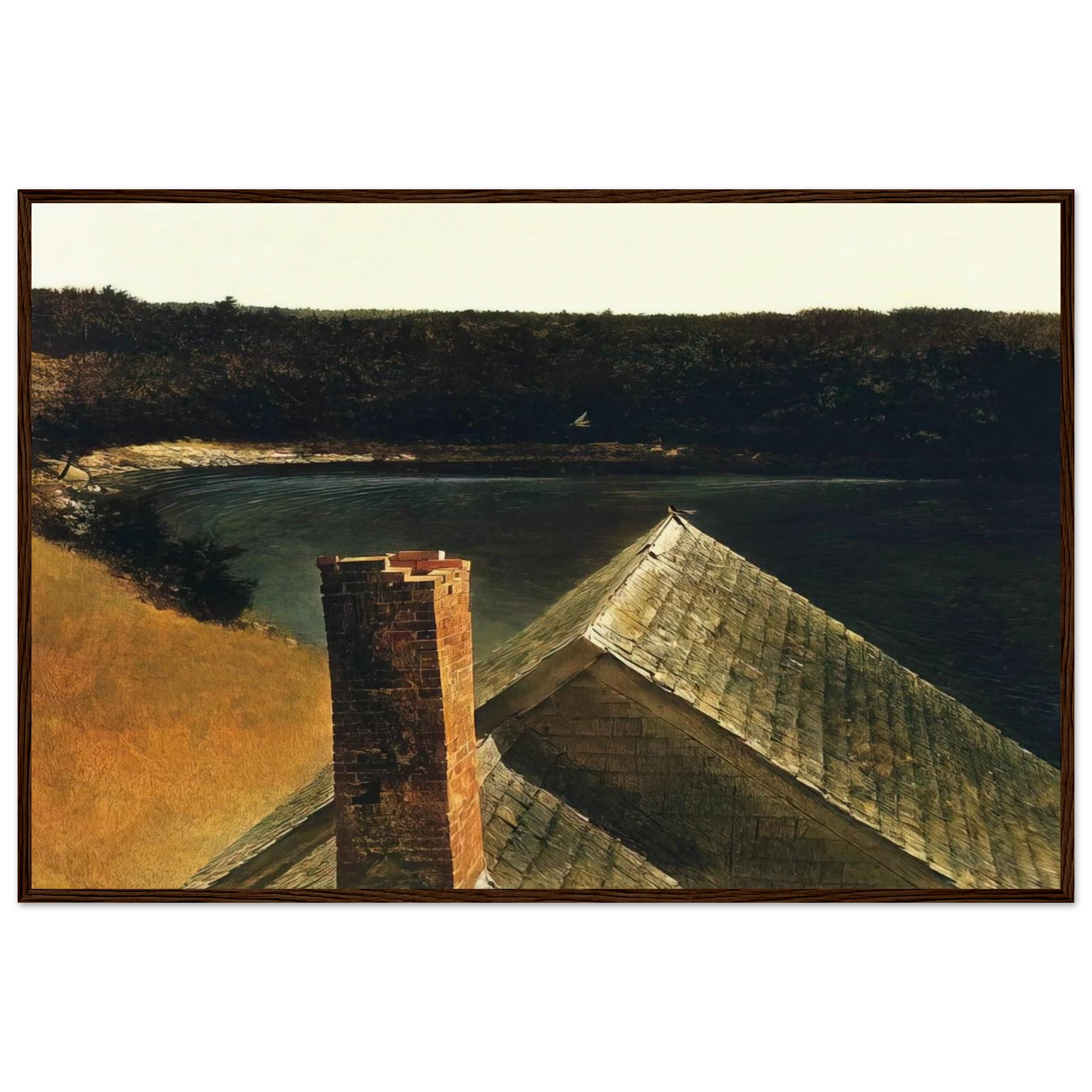 END OF OLSONS Framed Poster | Andrew Wyeth Framed Prints Wall Art | Andrew Wyeth Prints