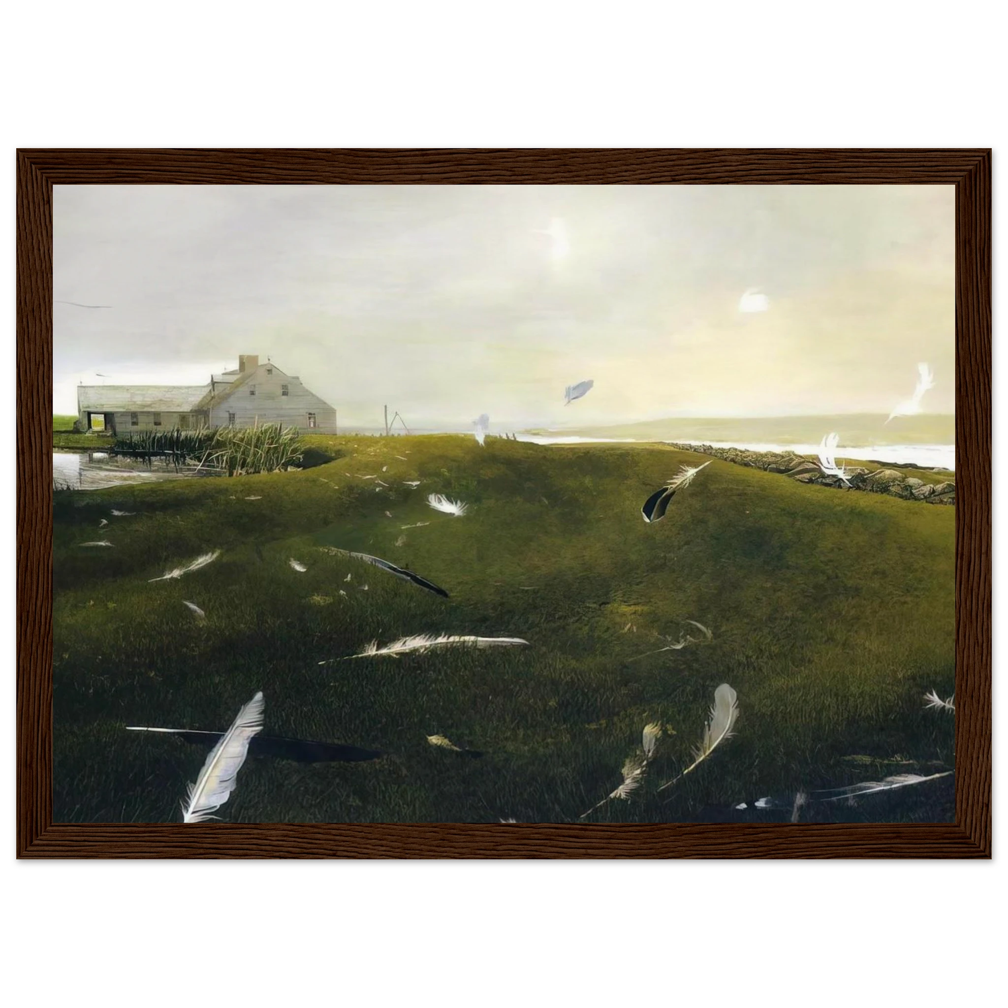 AIRBORNE Framed Poster | Andrew Wyeth Framed Prints Wall Art | Andrew Wyeth Prints