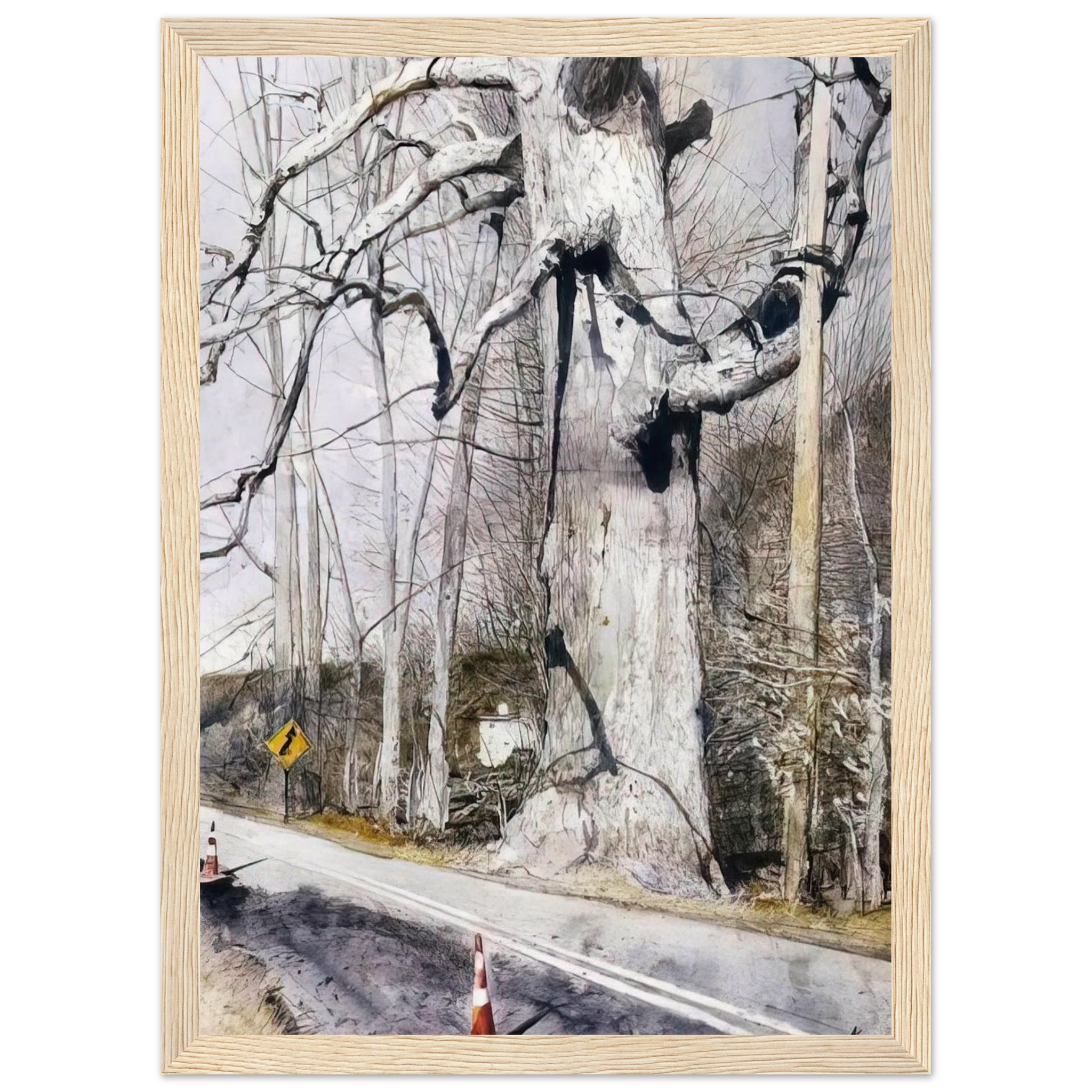 WALKING STICK Framed Poster | Andrew Wyeth Framed Prints Wall Art | Andrew Wyeth Prints