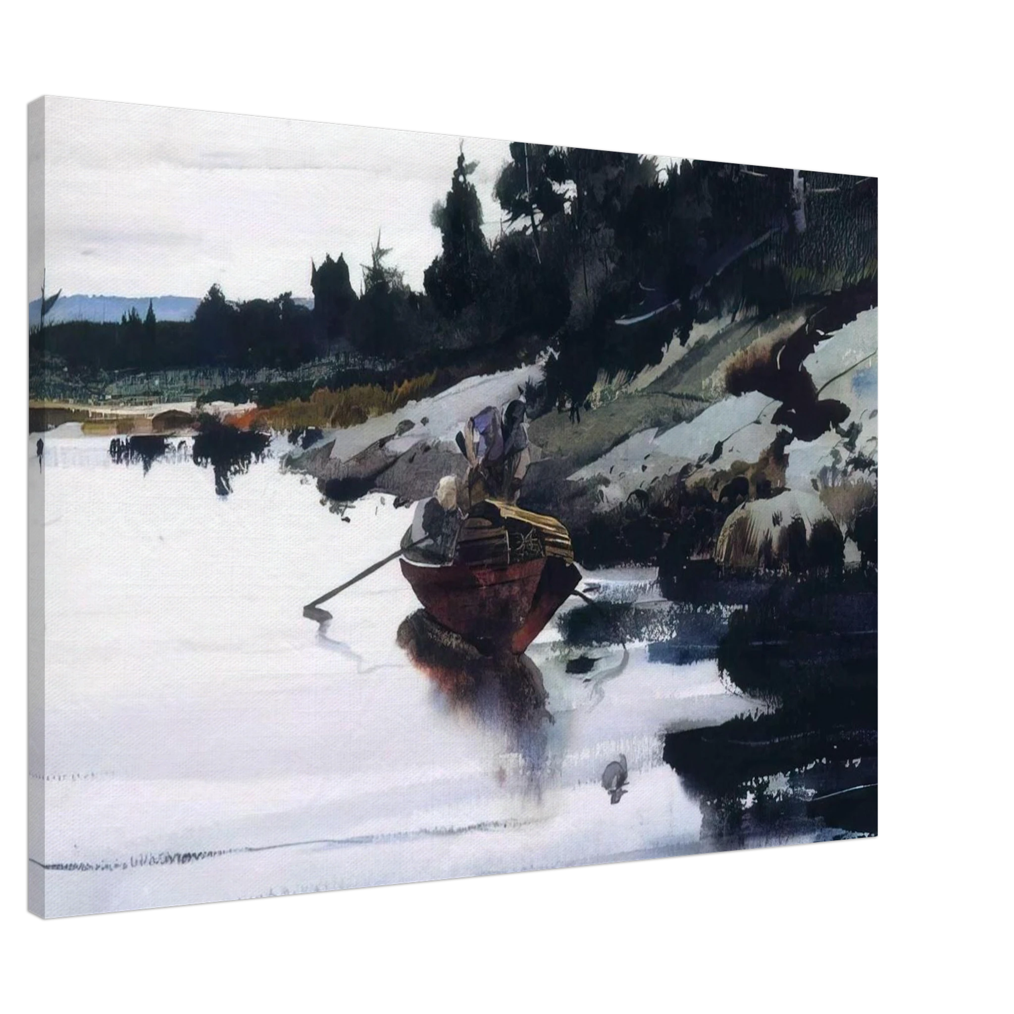TURKEY COVE LEDGE Canvas | Andrew Wyeth Canvas | Andrew Wyeth Prints