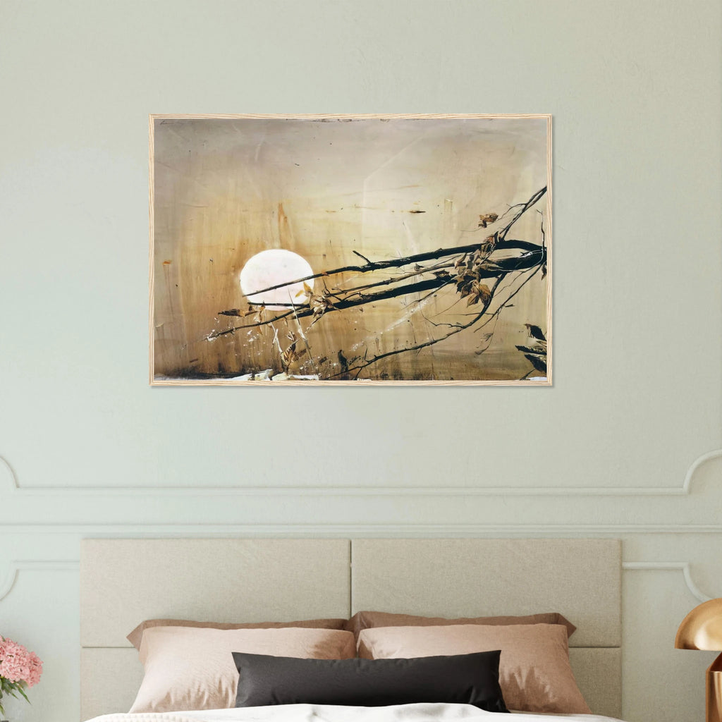 FULL MOON 1980 Framed Poster | Andrew Wyeth Framed Prints Wall Art | Andrew Wyeth Prints