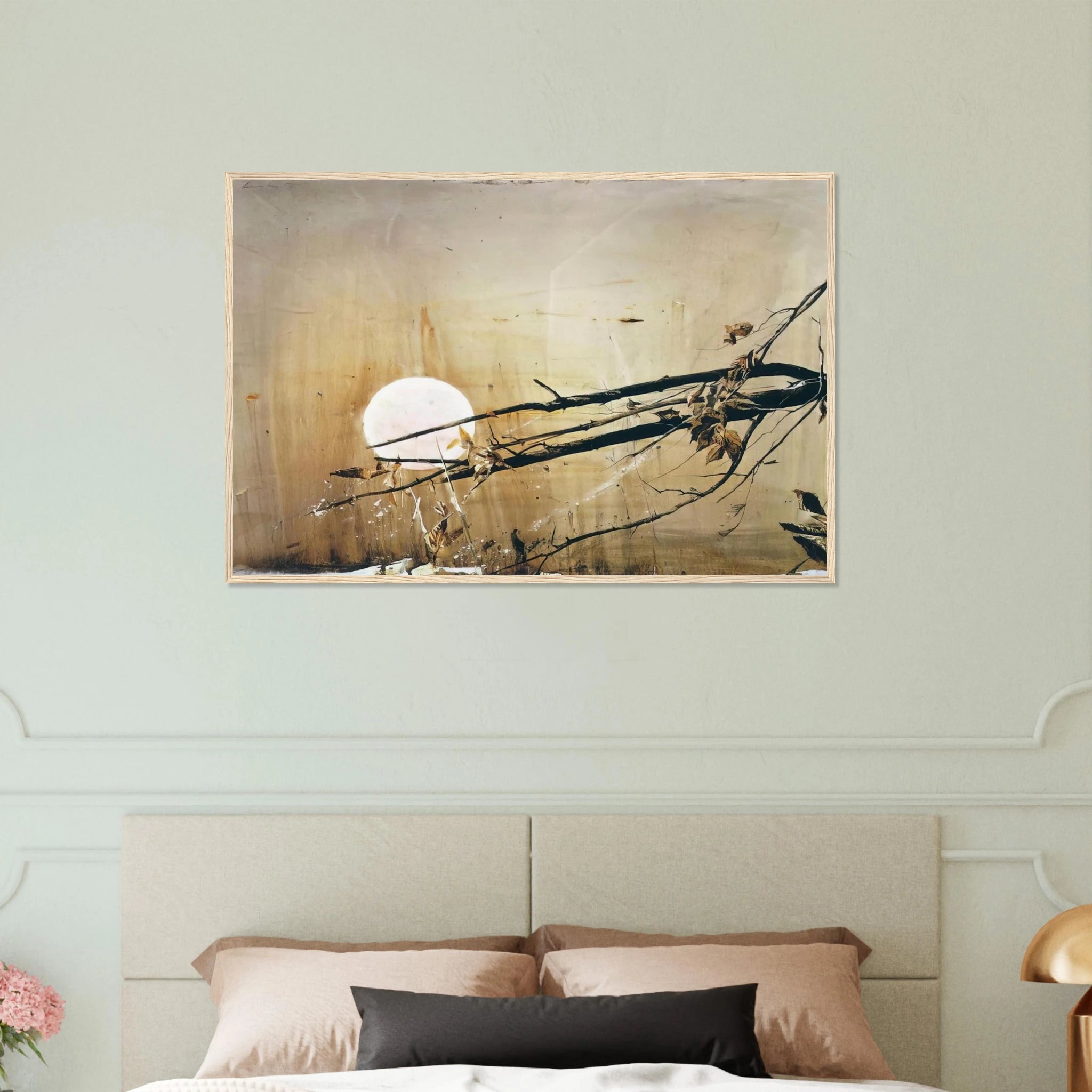 FULL MOON 1980 Framed Poster | Andrew Wyeth Framed Prints Wall Art | Andrew Wyeth Prints