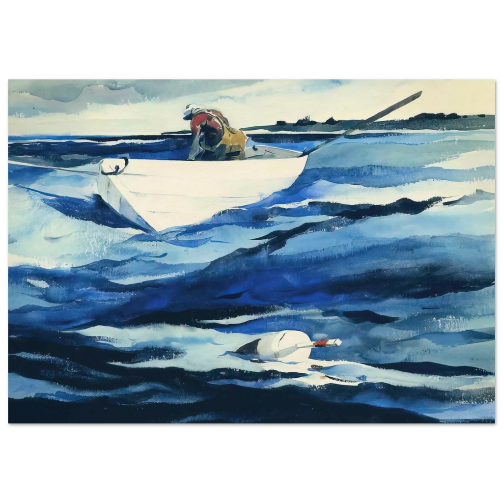 THE LOBSTERMAN Poster | Andrew Wyeth Poster | Andrew Wyeth Prints
