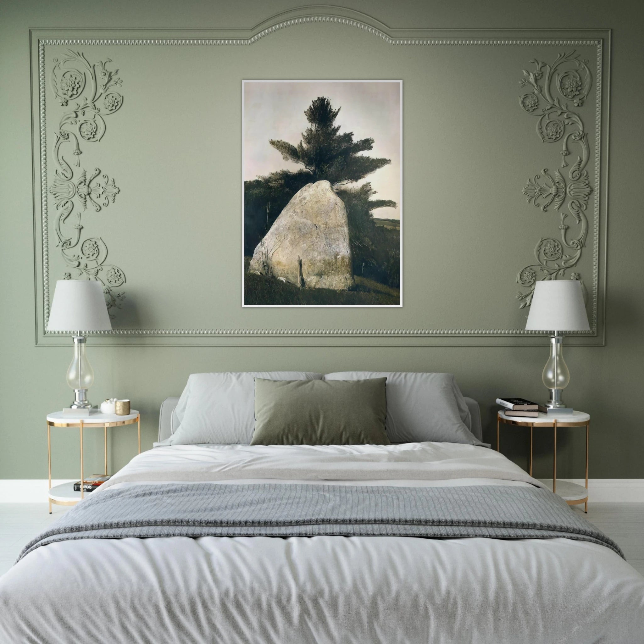 PENNSYLVANIA LANDSCAPE Framed Poster | Andrew Wyeth Framed Prints Wall Art | Andrew Wyeth Prints