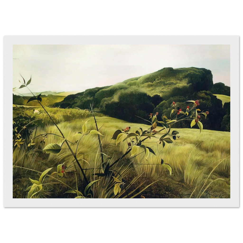 BLACKBERRY PICKER Framed Poster | Andrew Wyeth Framed Prints Wall Art | Andrew Wyeth Prints
