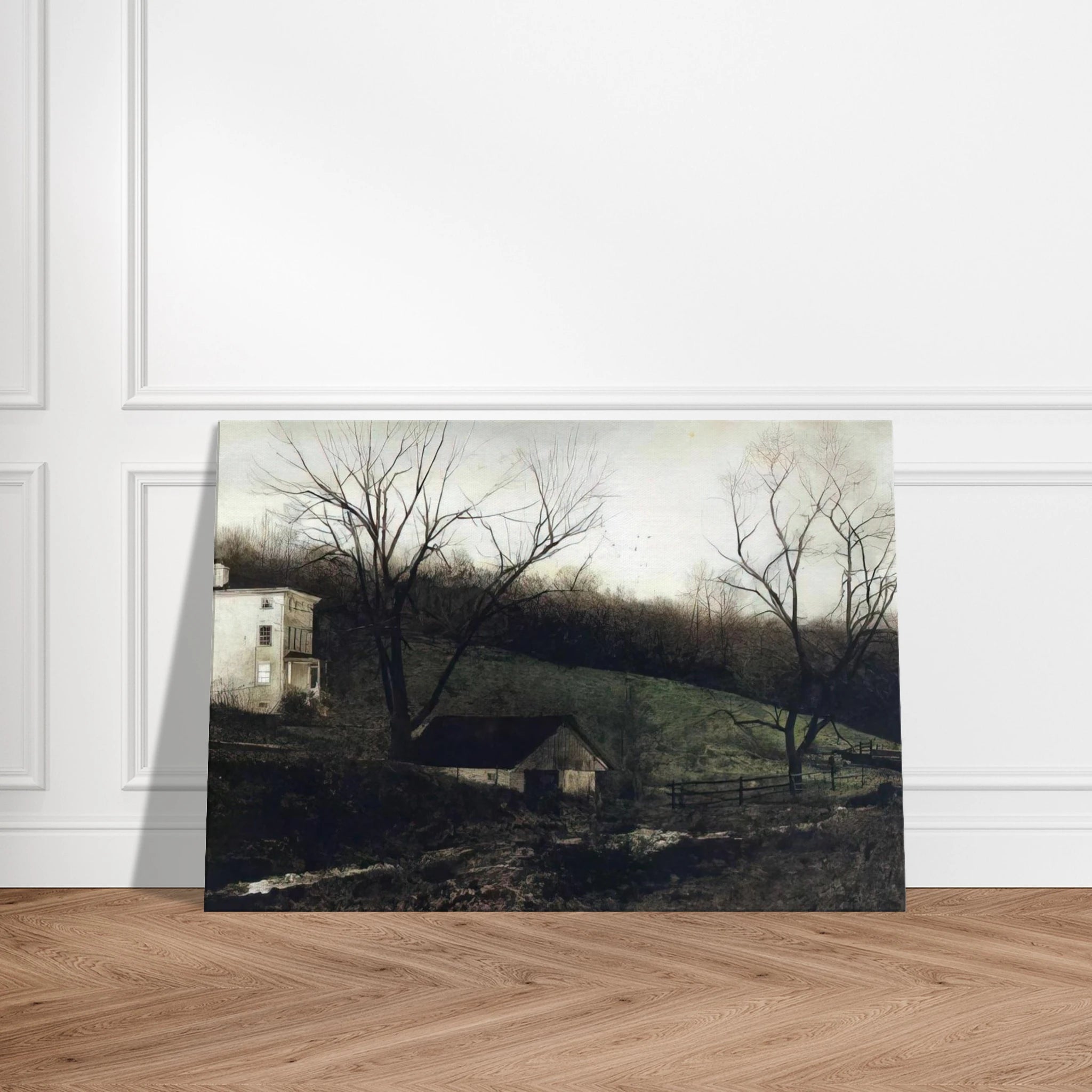 EVENING AT KUERNERS Canvas | Andrew Wyeth Canvas | Andrew Wyeth Prints