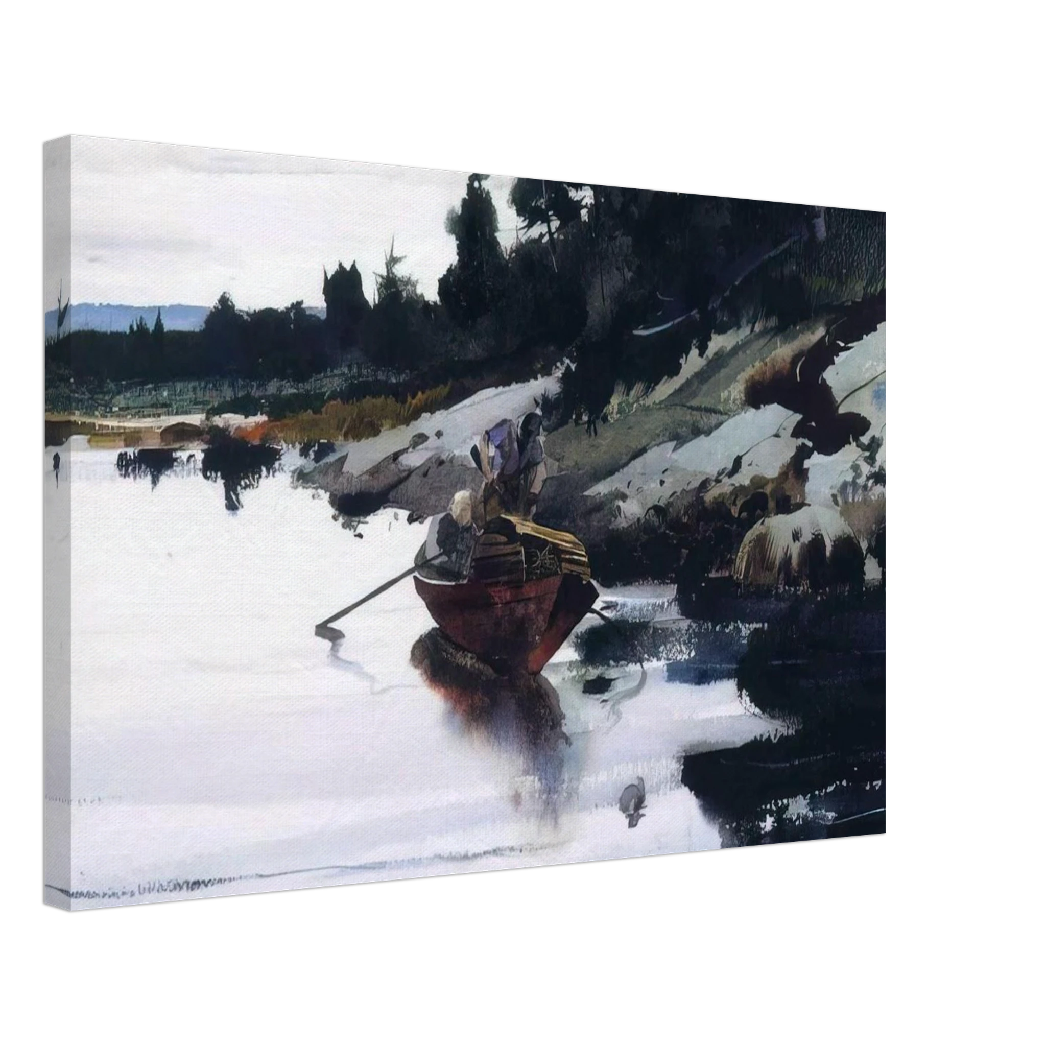TURKEY COVE LEDGE Canvas | Andrew Wyeth Canvas | Andrew Wyeth Prints