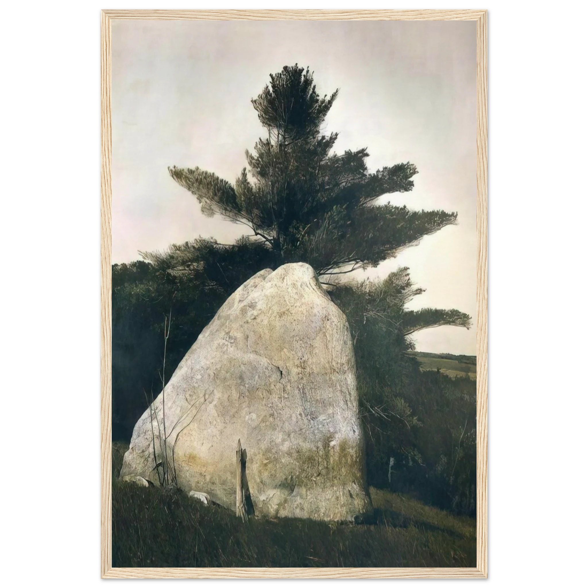PENNSYLVANIA LANDSCAPE Framed Poster | Andrew Wyeth Framed Prints Wall Art | Andrew Wyeth Prints