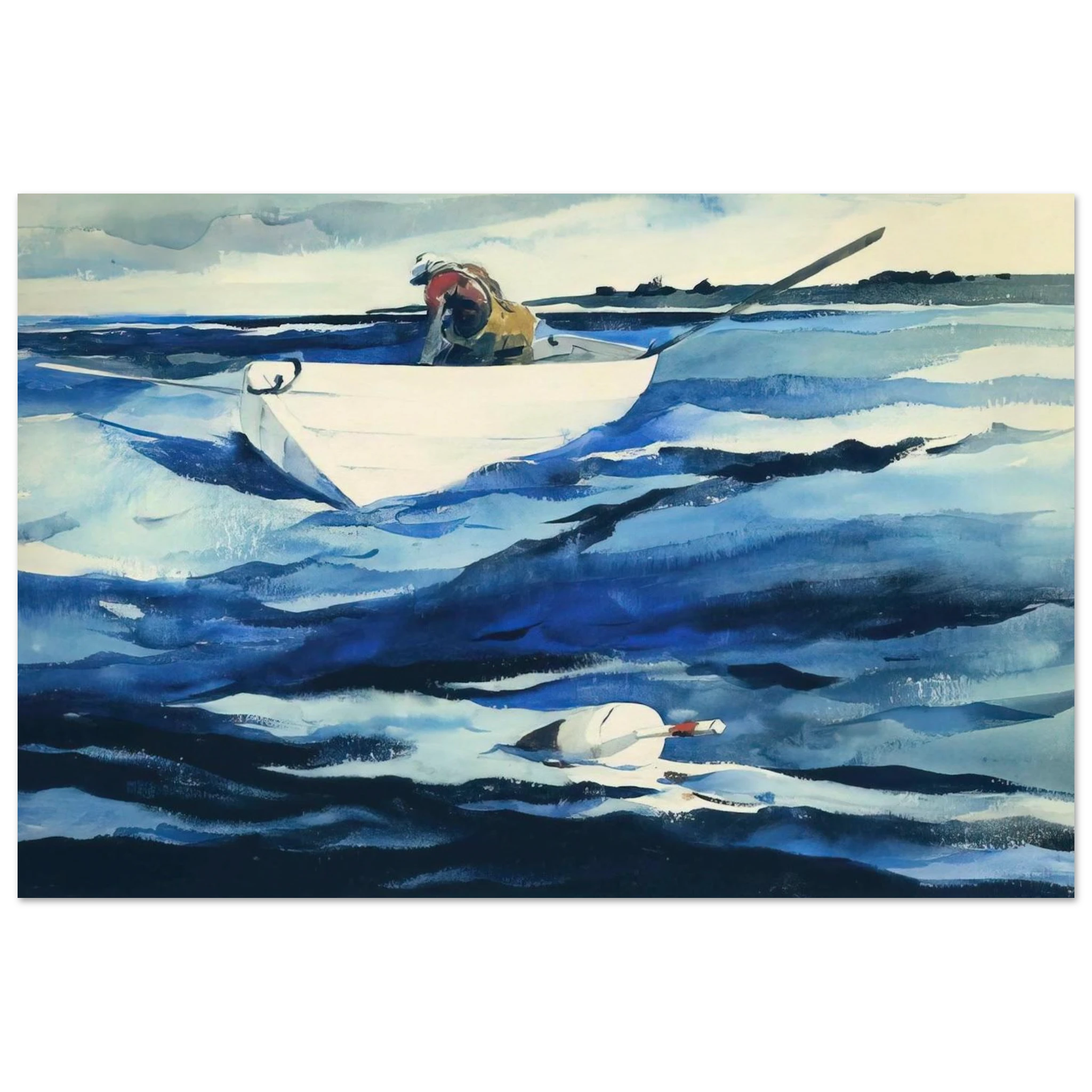 THE LOBSTERMAN Poster | Andrew Wyeth Poster | Andrew Wyeth Prints