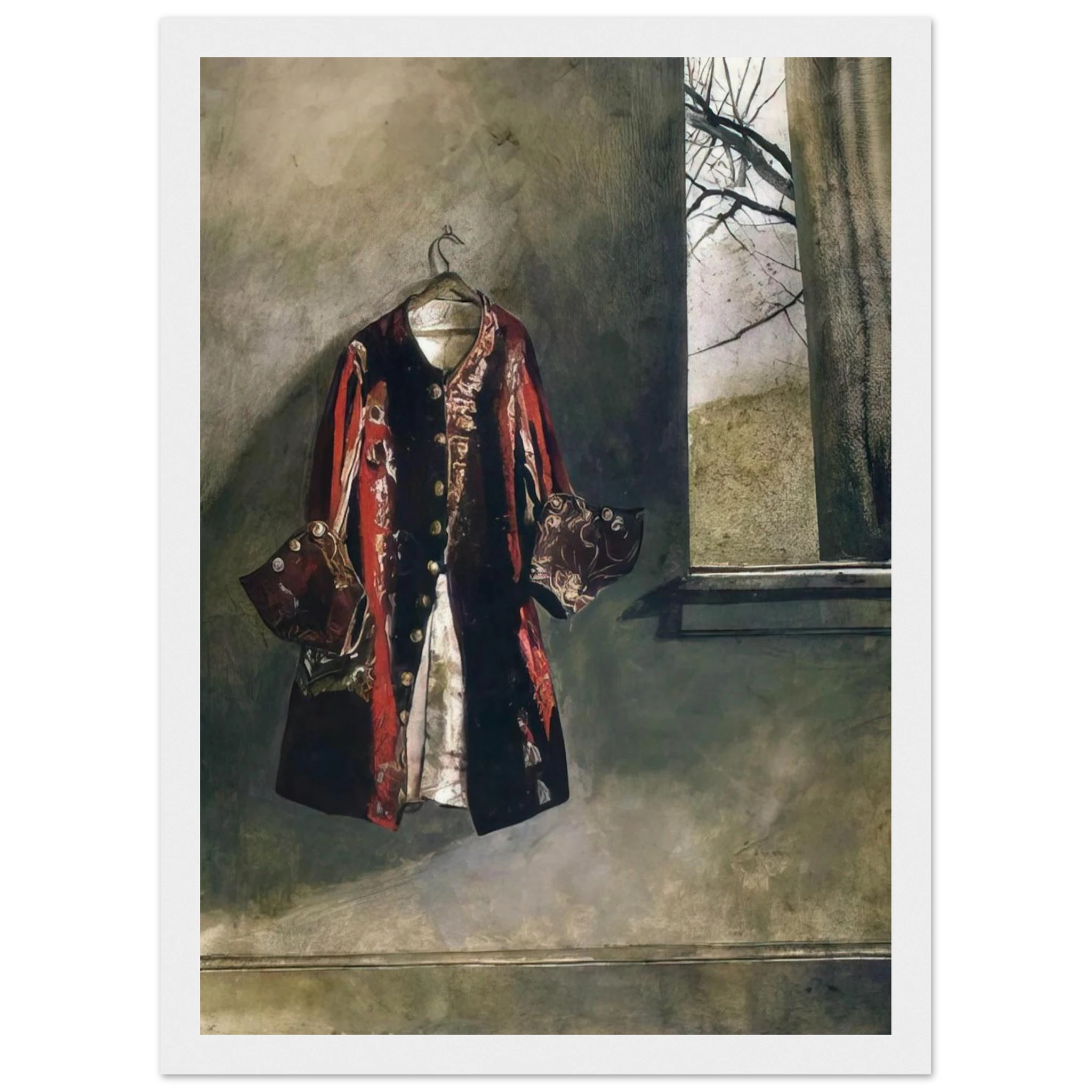 CURTAIN CALL Framed Poster | Andrew Wyeth Framed Prints Wall Art | Andrew Wyeth Prints