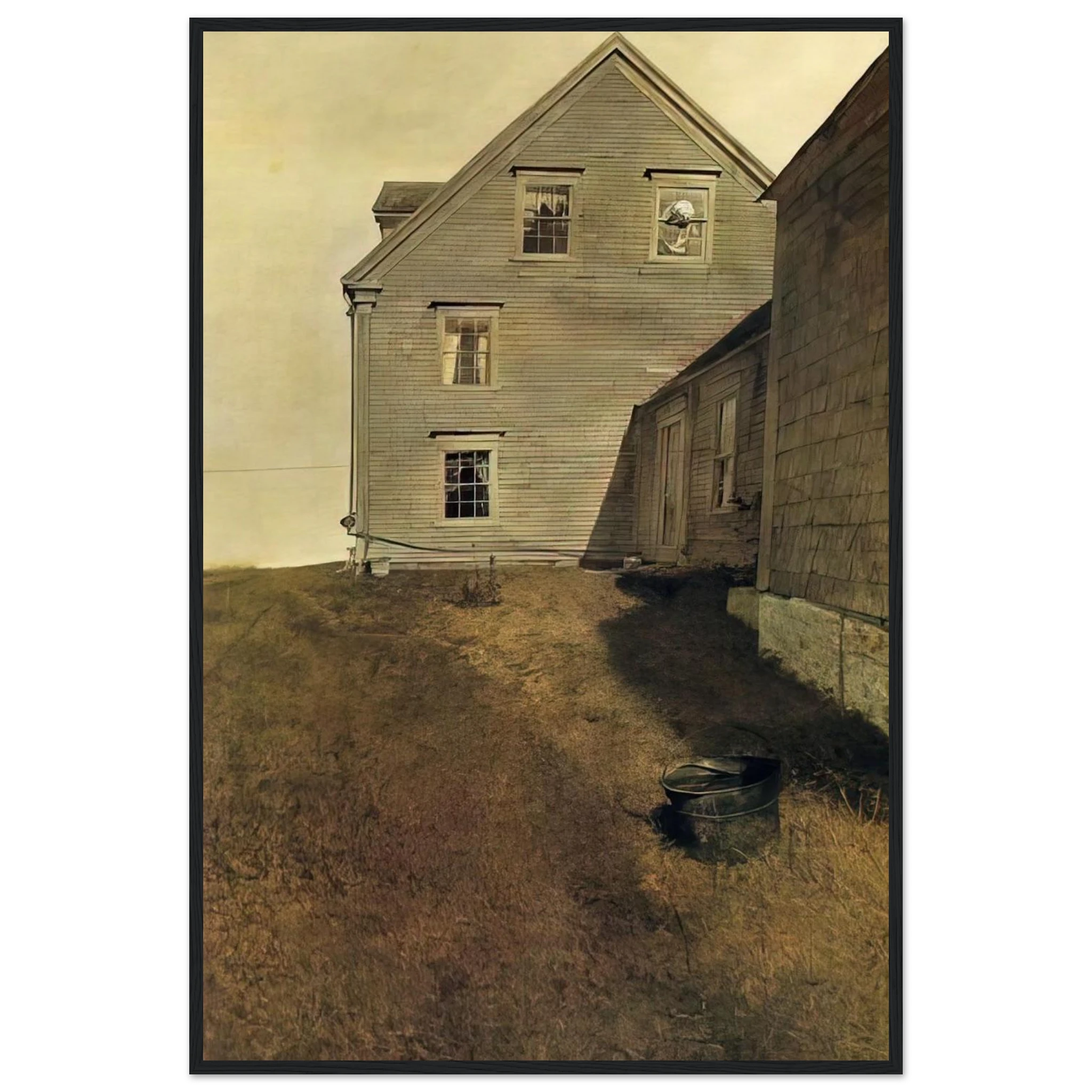 WEATHERSIDE Framed Poster | Andrew Wyeth Framed Prints Wall Art | Andrew Wyeth Prints