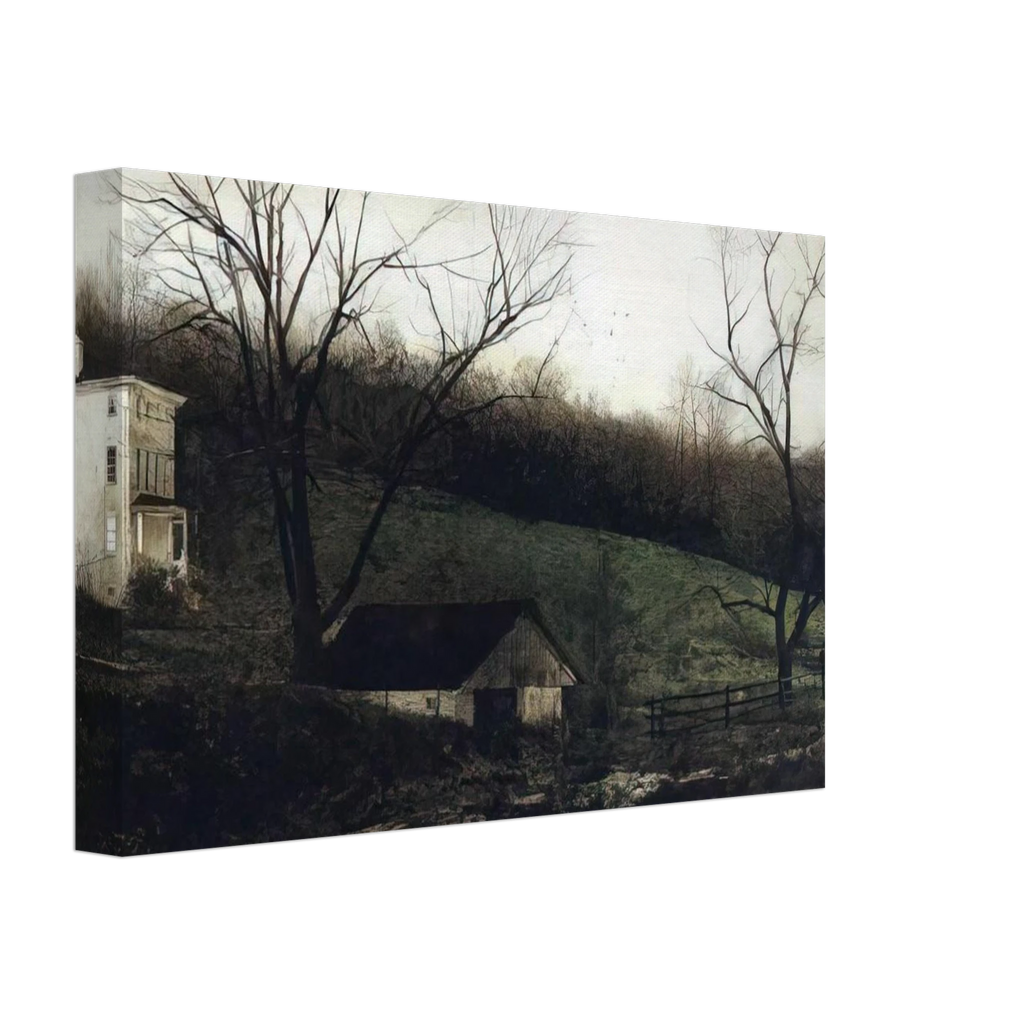 EVENING AT KUERNERS Canvas | Andrew Wyeth Canvas | Andrew Wyeth Prints