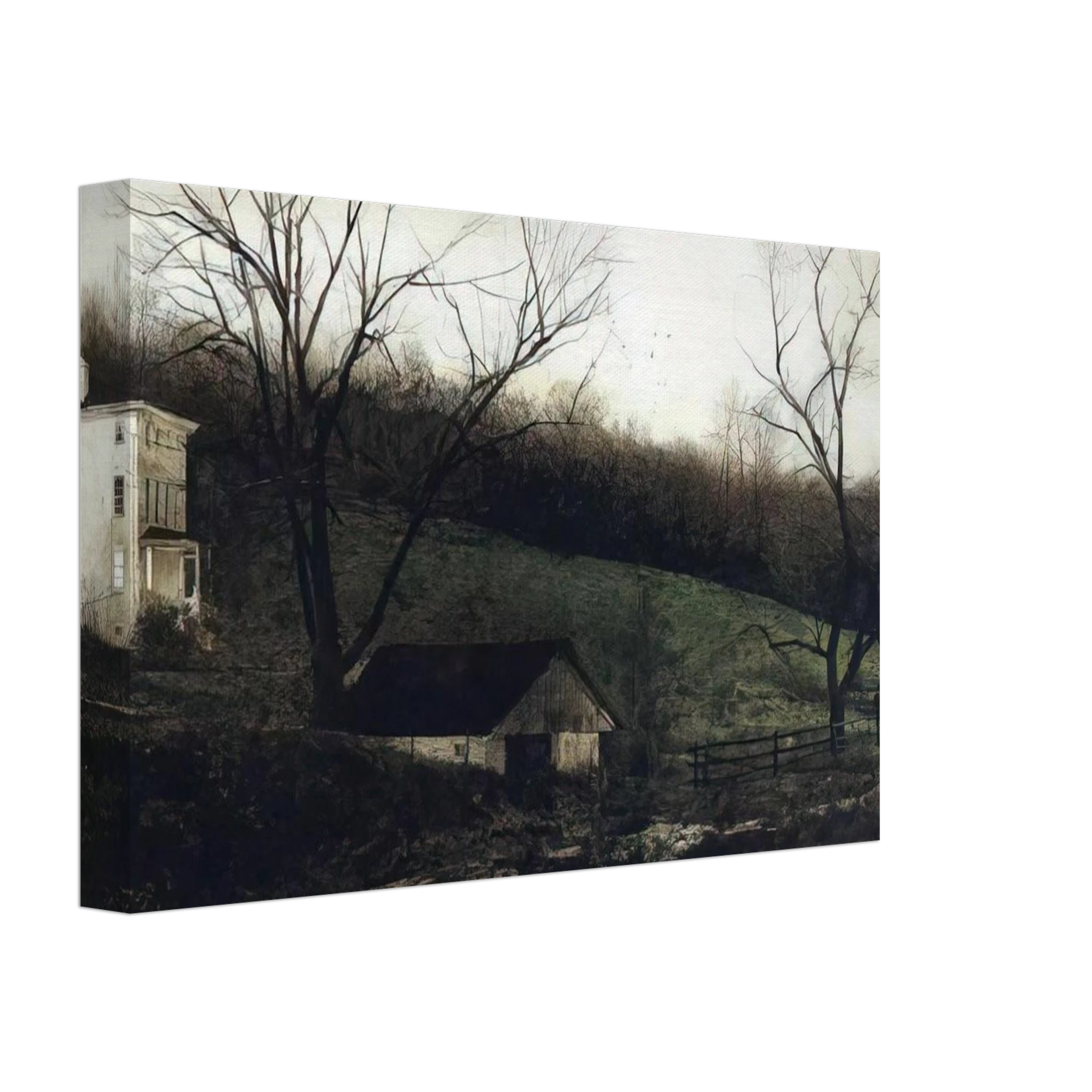 EVENING AT KUERNERS Canvas | Andrew Wyeth Canvas | Andrew Wyeth Prints