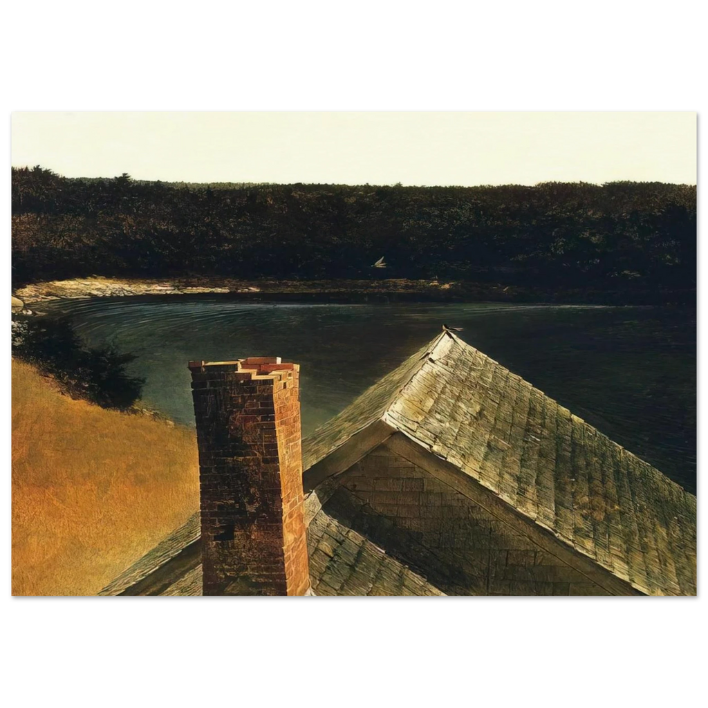 END OF OLSONS Poster | Andrew Wyeth Poster | Andrew Wyeth Prints