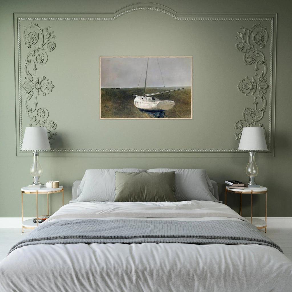 BELOW DOVER 1950 Framed Poster | Andrew Wyeth Framed Prints Wall Art | Andrew Wyeth Prints