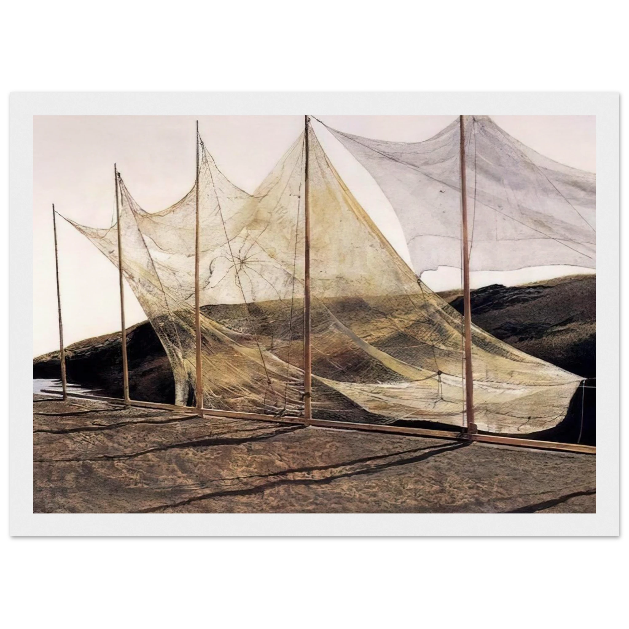 PENTECOST 1989 Framed Poster | Andrew Wyeth Framed Prints Wall Art | Andrew Wyeth Prints