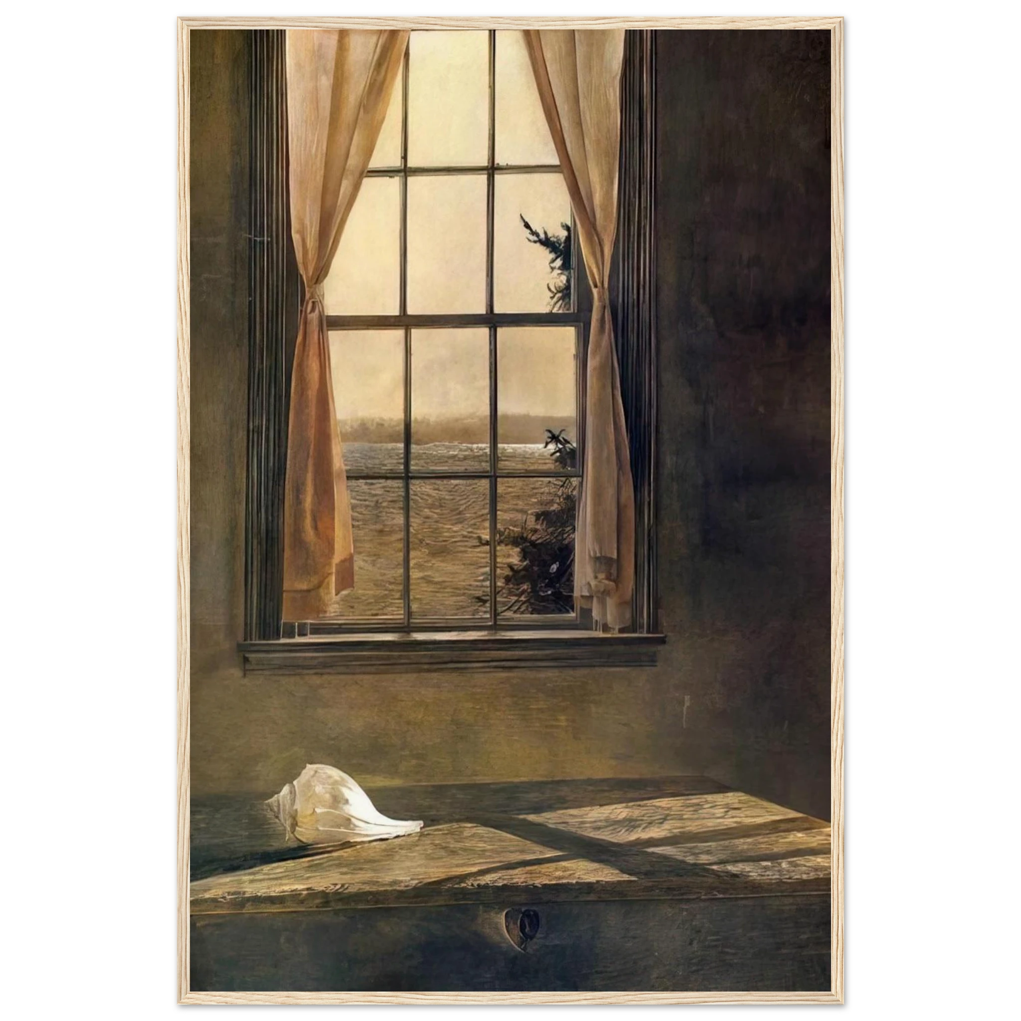 HER ROOM Framed Poster | Andrew Wyeth Framed Prints Wall Art | Andrew Wyeth Prints