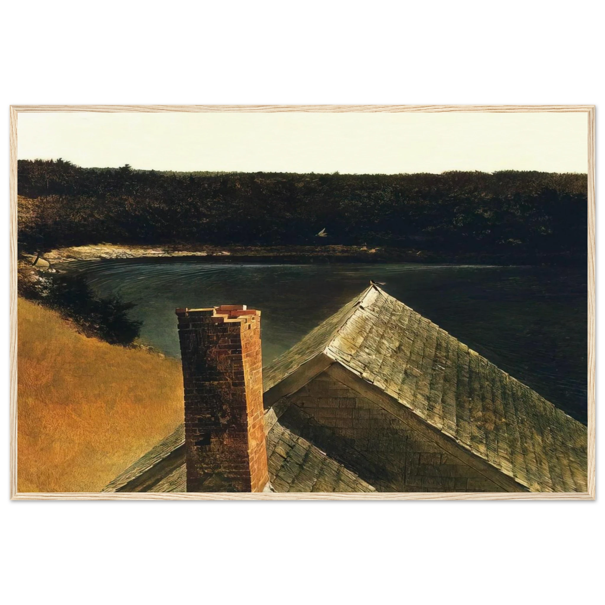 END OF OLSONS Framed Poster | Andrew Wyeth Framed Prints Wall Art | Andrew Wyeth Prints