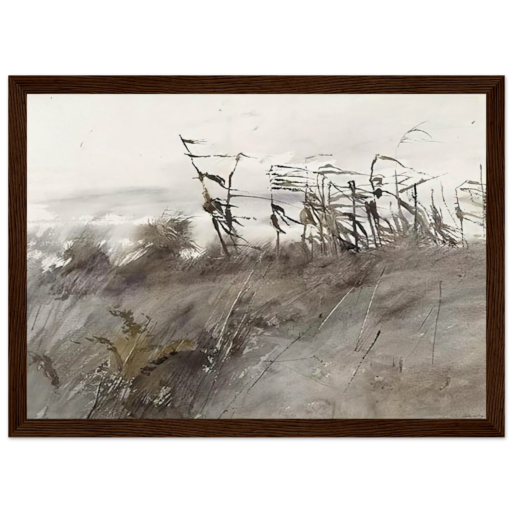 NOVEMBER FIRST 1950 Framed Poster | Andrew Wyeth Framed Prints Wall Art | Andrew Wyeth Prints