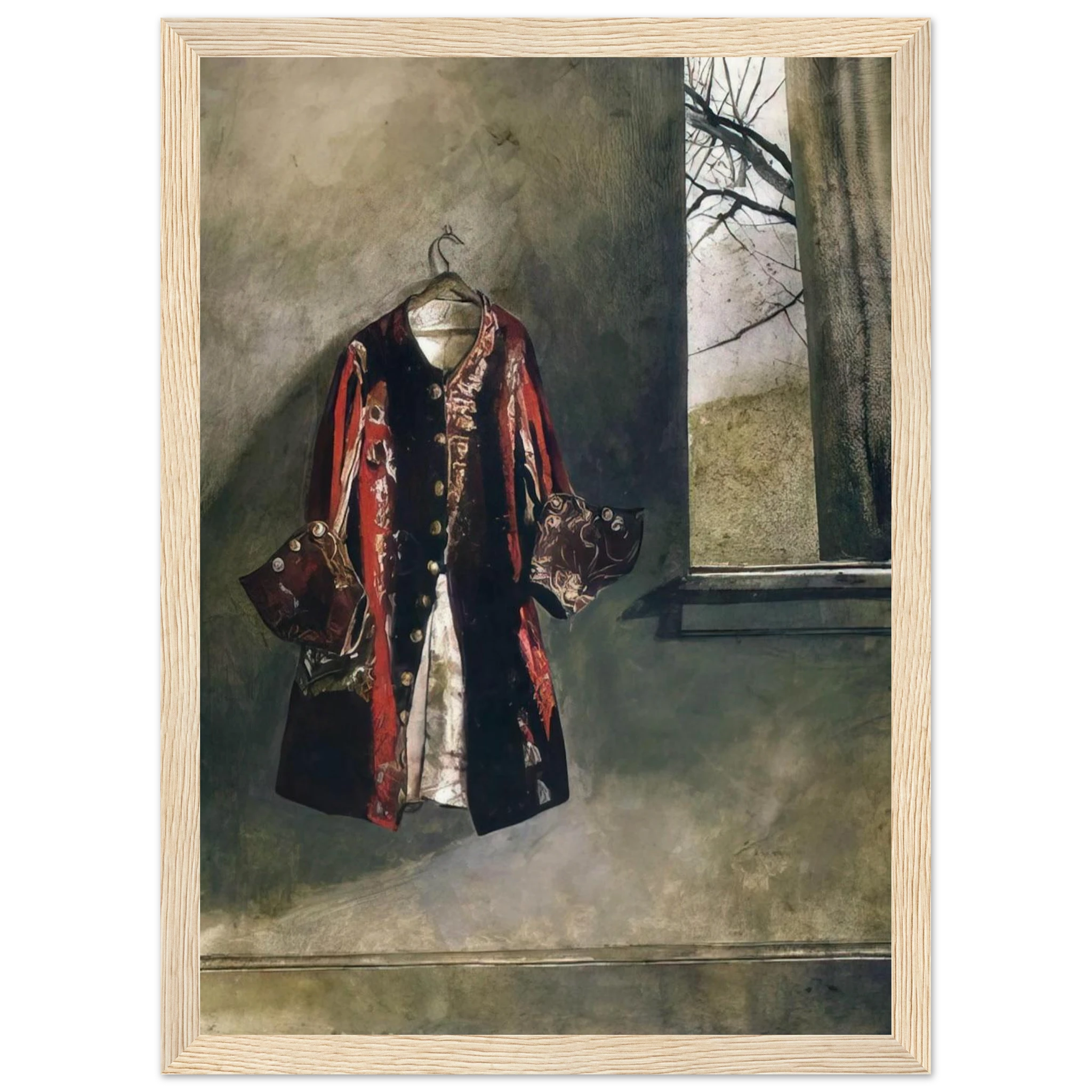 CURTAIN CALL Framed Poster | Andrew Wyeth Framed Prints Wall Art | Andrew Wyeth Prints
