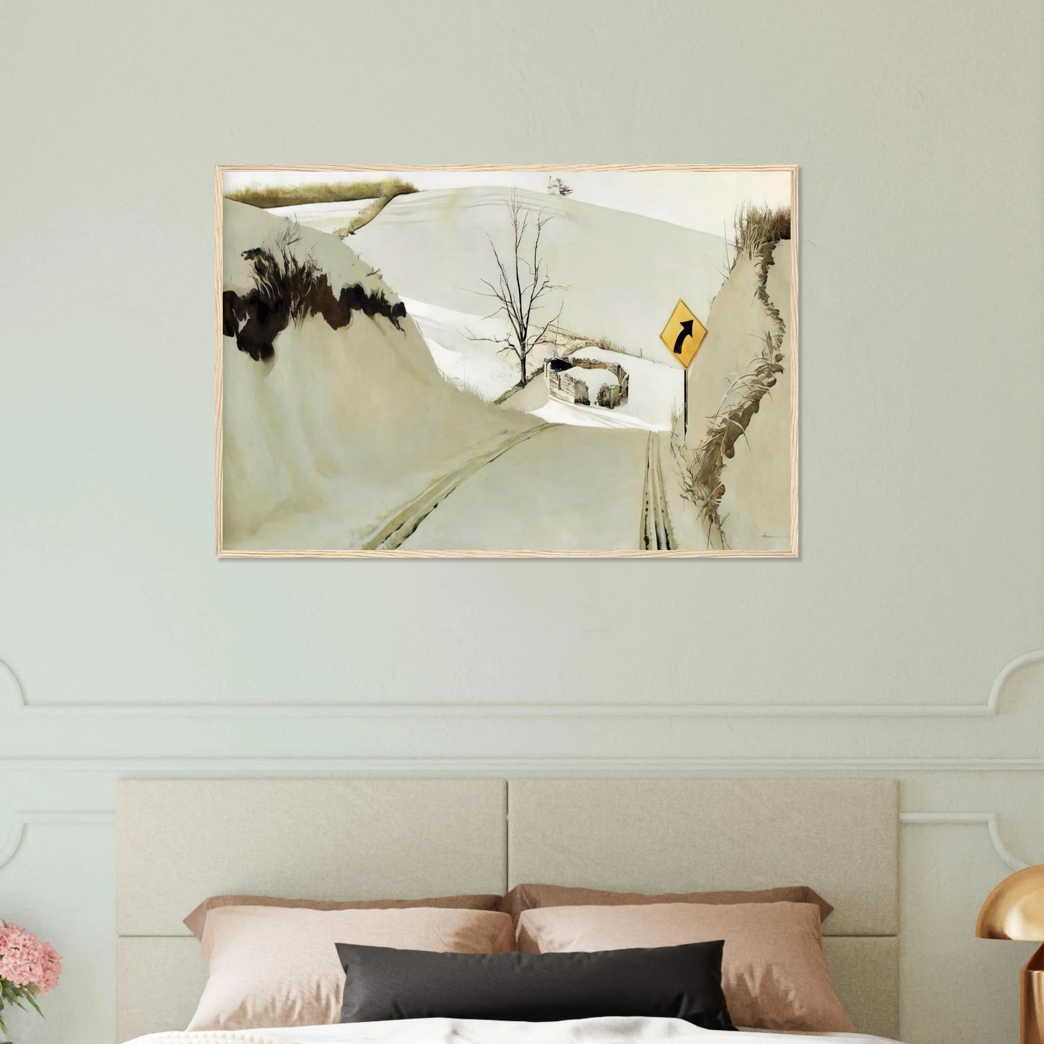 RING ROAD Framed Poster | Andrew Wyeth Framed Prints Wall Art | Andrew Wyeth Prints