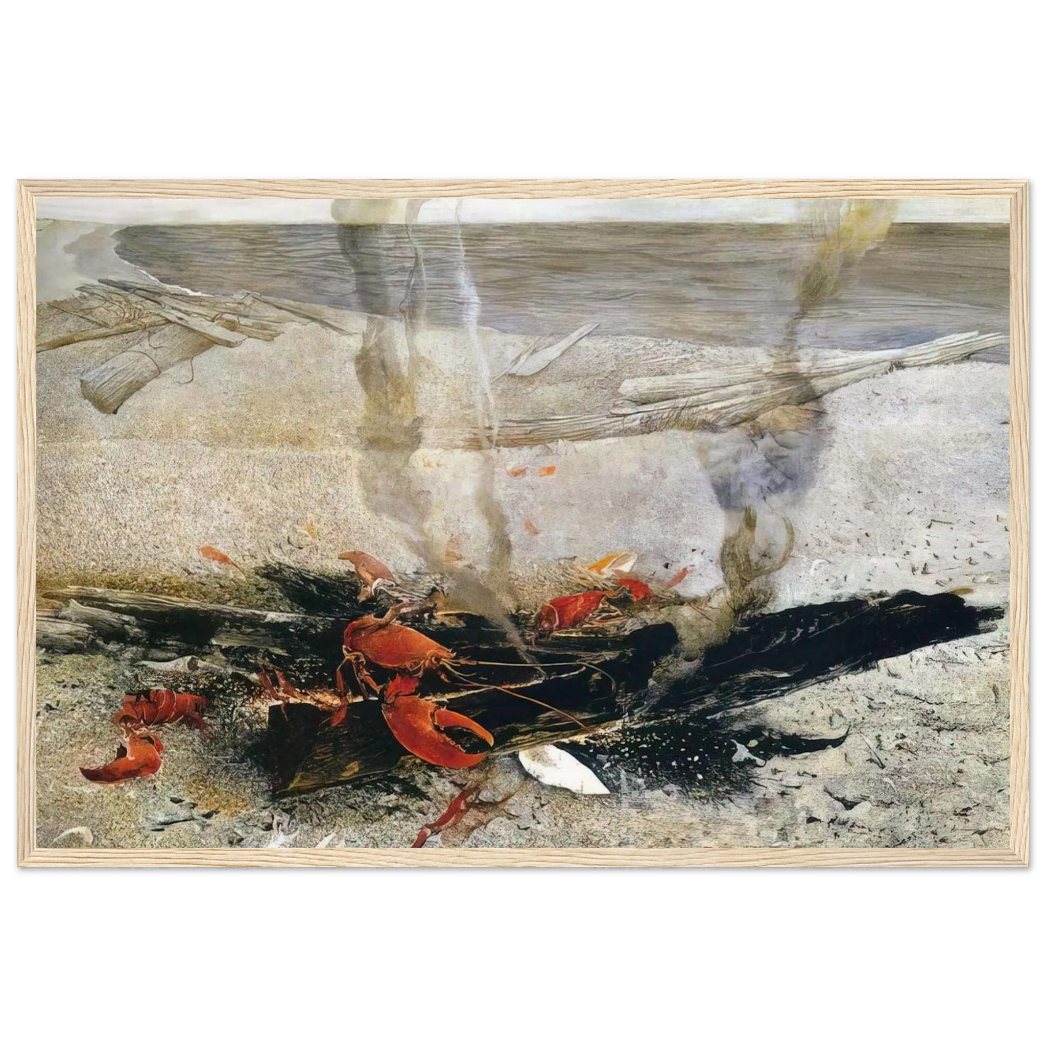 EMBERS 2000 Framed Poster | Andrew Wyeth Framed Prints Wall Art | Andrew Wyeth Prints