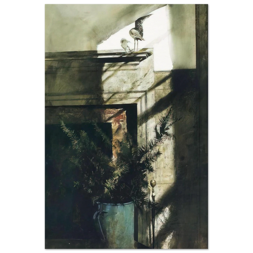 BIRD IN THE HOUSE Poster | Andrew Wyeth Poster | Andrew Wyeth Prints