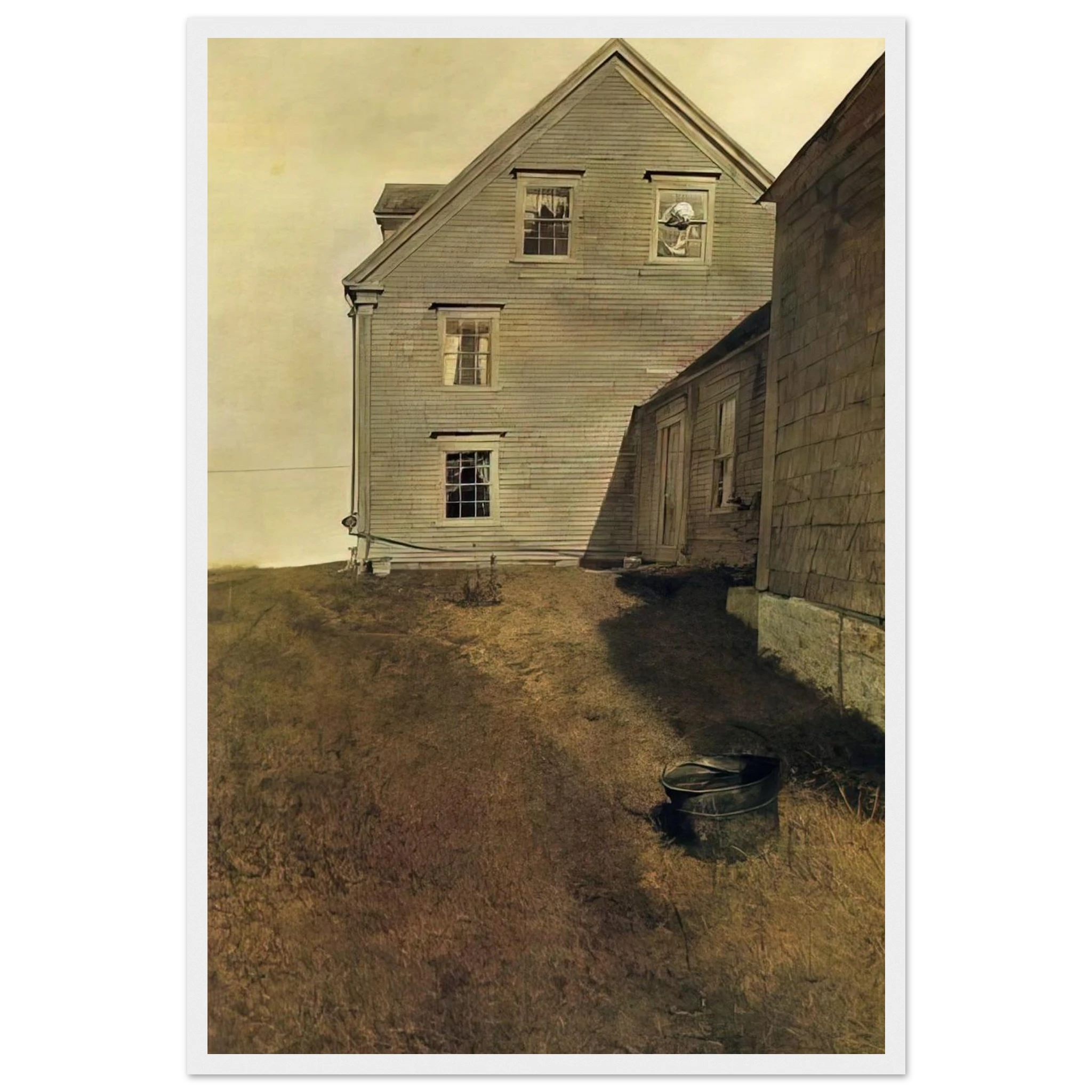 WEATHERSIDE Framed Poster | Andrew Wyeth Framed Prints Wall Art | Andrew Wyeth Prints