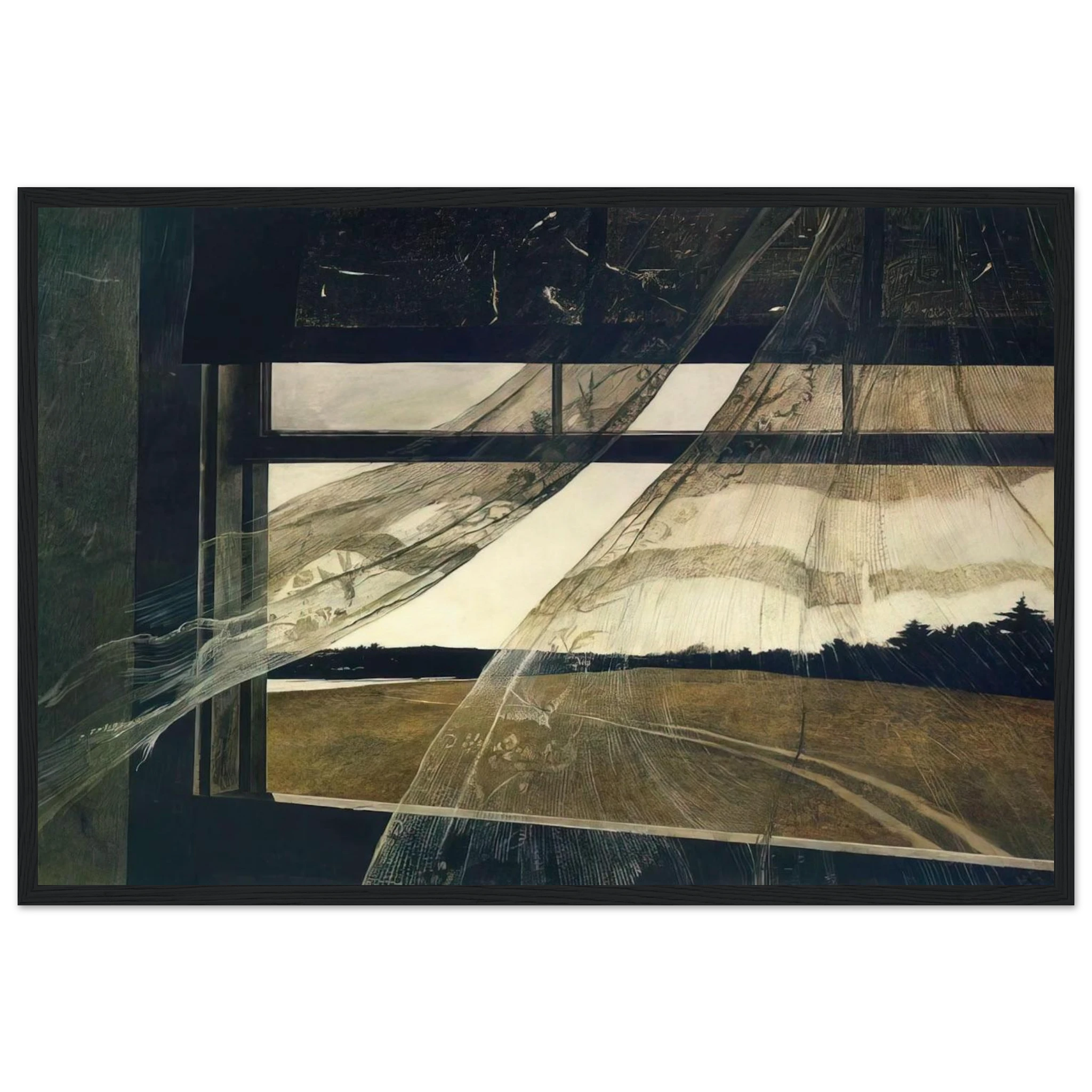 WIND FROM THE SEA 1947 Framed Poster | Andrew Wyeth Framed Prints Wall Art | Andrew Wyeth Prints