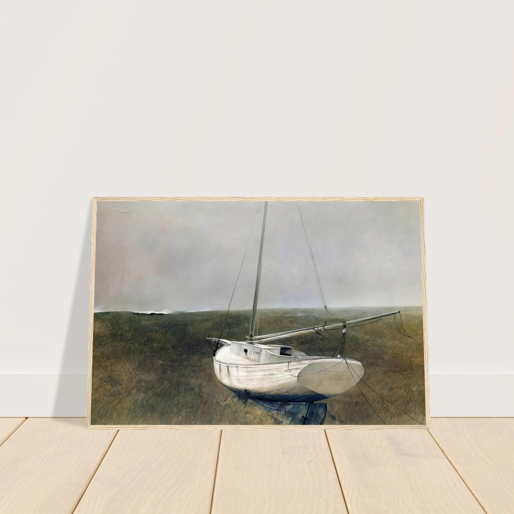 BELOW DOVER 1950 Framed Poster | Andrew Wyeth Framed Prints Wall Art | Andrew Wyeth Prints