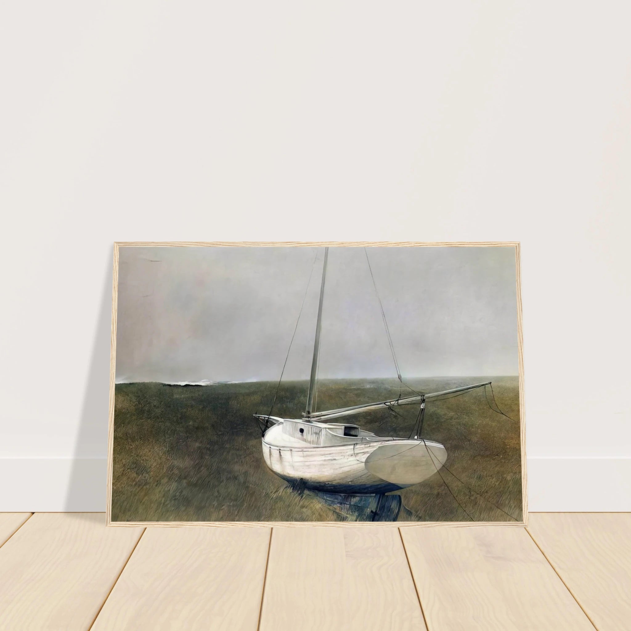 BELOW DOVER 1950 Framed Poster | Andrew Wyeth Framed Prints Wall Art | Andrew Wyeth Prints