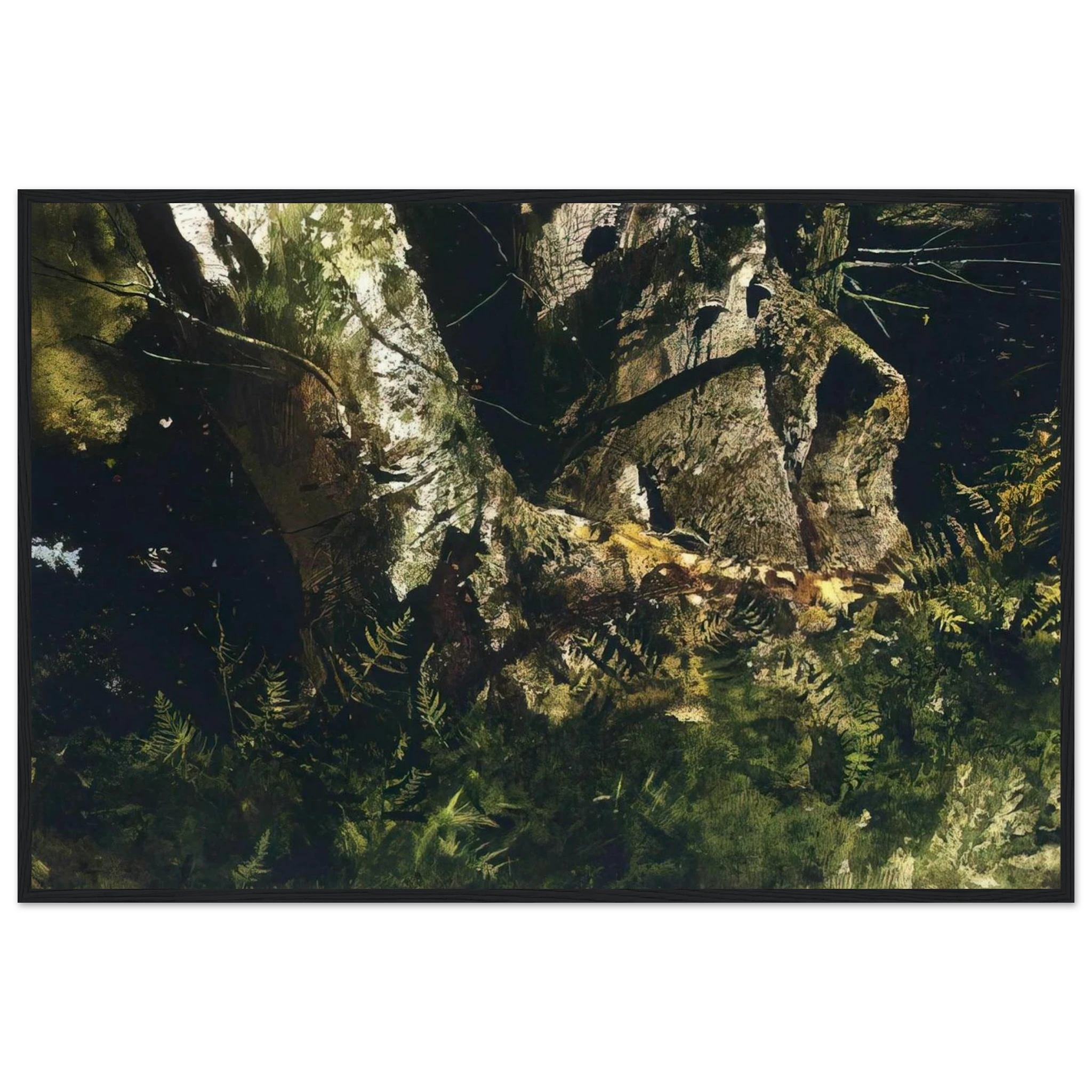 VIRGIN BIRCH 1982 Framed Poster | Andrew Wyeth Framed Prints Wall Art | Andrew Wyeth Prints