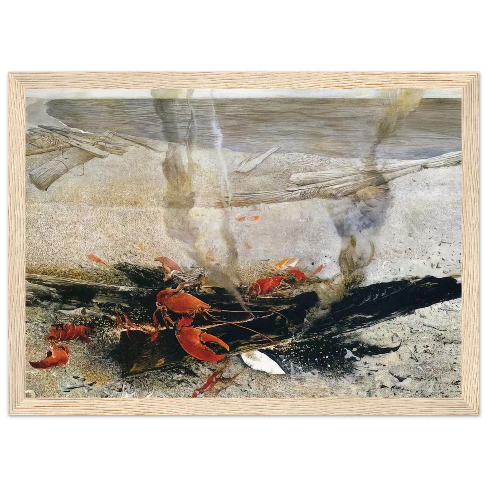 EMBERS 2000 Framed Poster | Andrew Wyeth Framed Prints Wall Art | Andrew Wyeth Prints