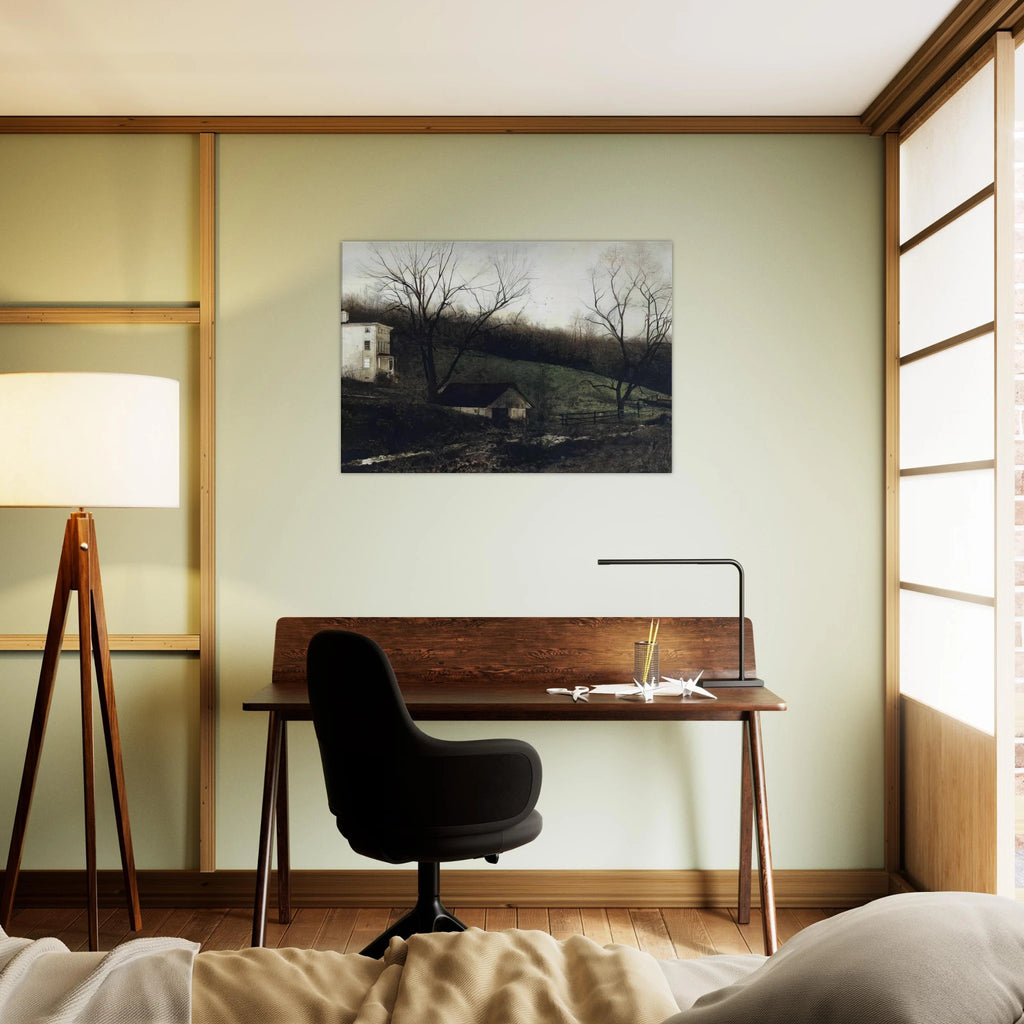 EVENING AT KUERNERS Canvas | Andrew Wyeth Canvas | Andrew Wyeth Prints