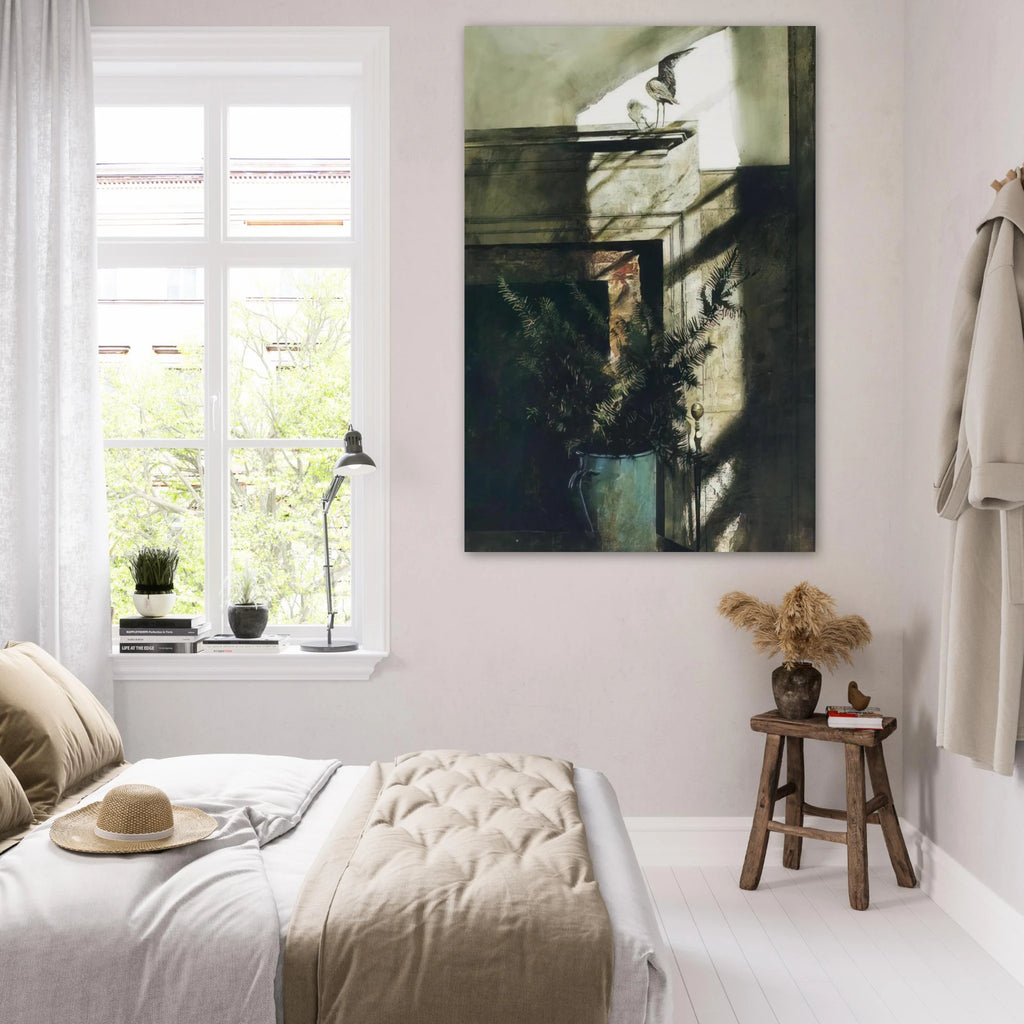 BIRD IN THE HOUSE Poster | Andrew Wyeth Poster | Andrew Wyeth Prints